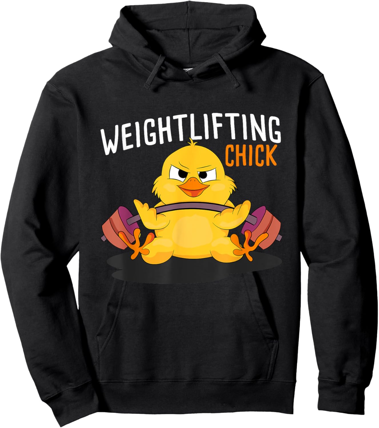 Weightlifting Chick Bodybuilding Workout Gym Women Fitness Hoodie - Hoodie | Black