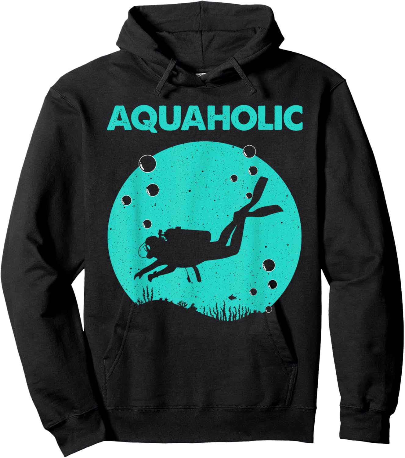 Cool Scuba Diving Themed Design Women Scuba Dive Hoodie - Hoodie | Black