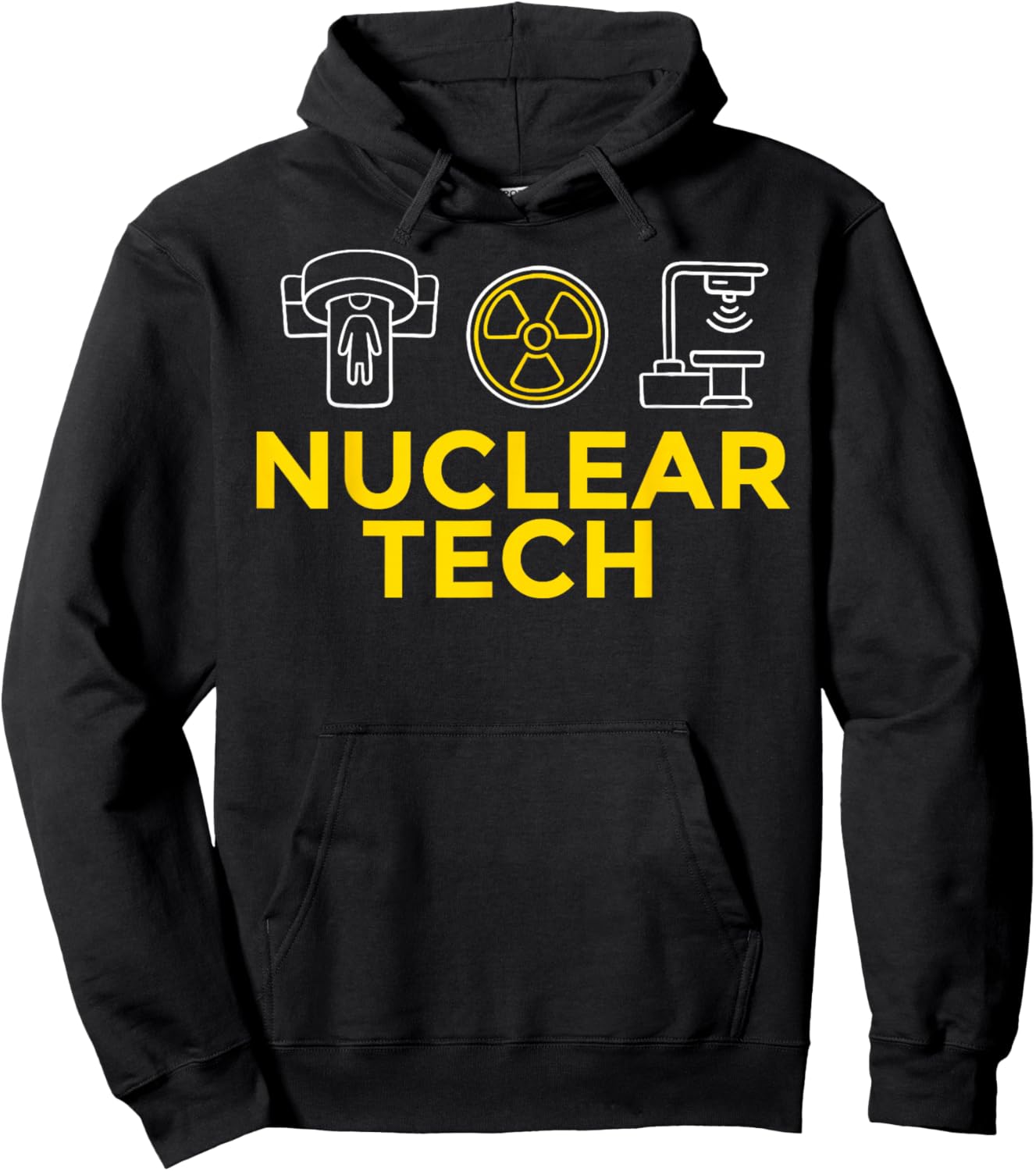 Nuclear Medicine Technologist Radiology Tech Hoodie - Hoodie | Black