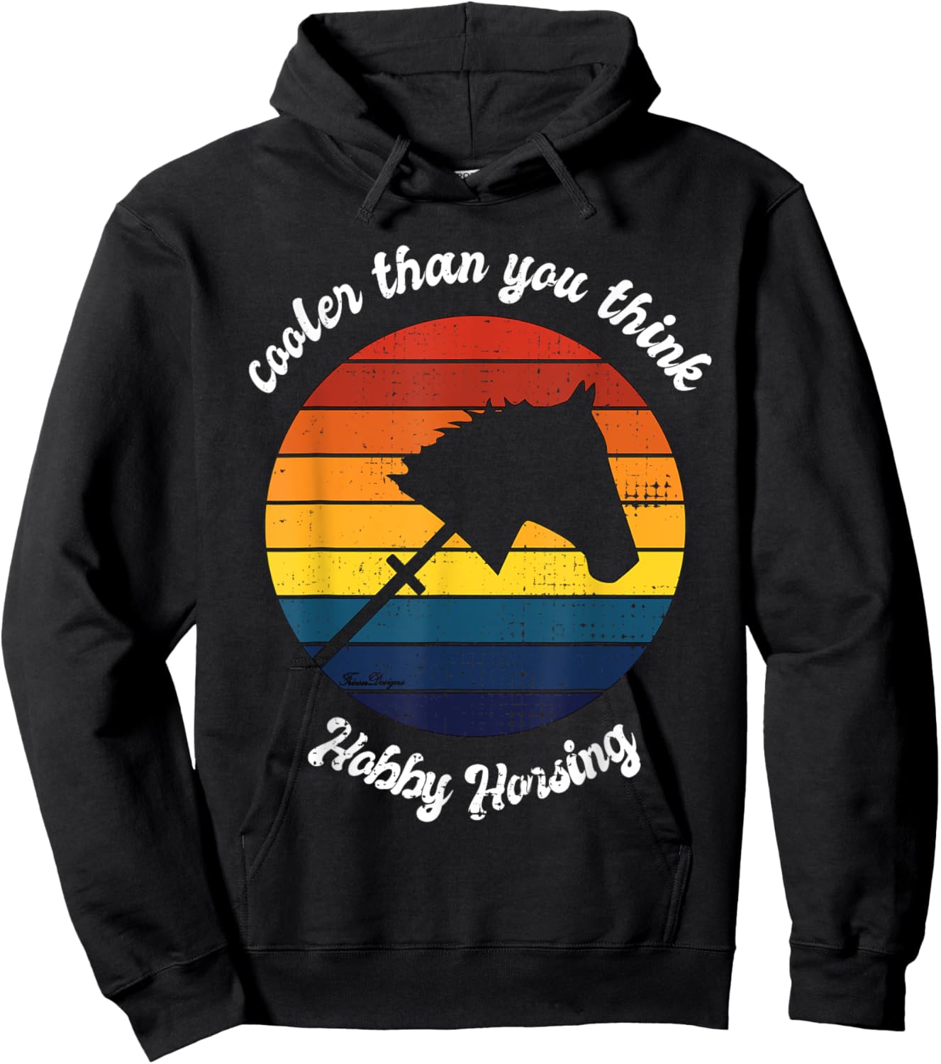 Hobby Horse Hobby Horsing Cool Horse Hoodie - Hoodie | Black
