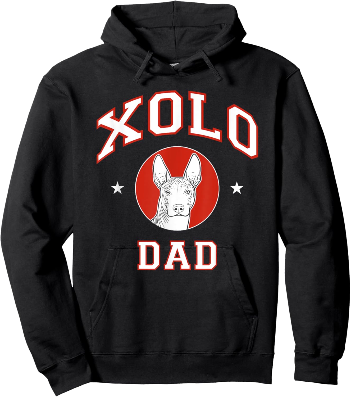 Xoloitzcuintli Dad Xolo Dog Father Hoodie - Hoodie | Black
