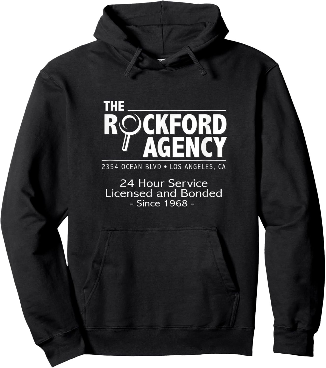 Rockford Files | The Rockford Agency Classic TV Hoodie - Hoodie | Black
