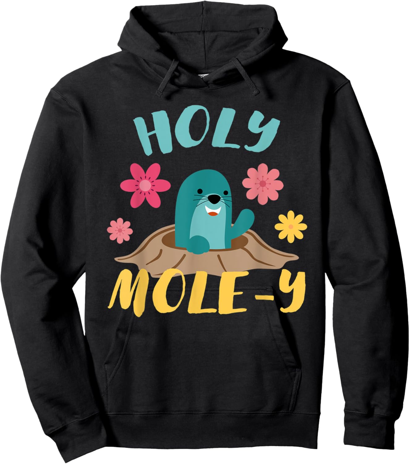 Cute mole biologist animal lover chemistry saying Hoodie - Hoodie | Black