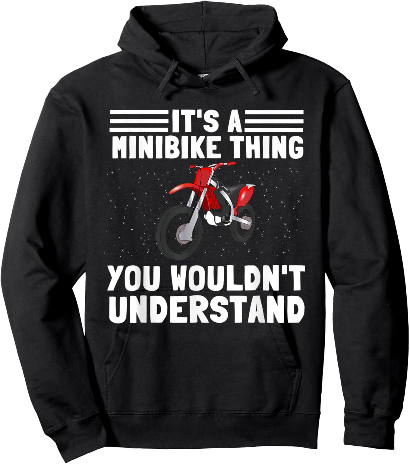 It's A Mini Bike Thing - Minibike Minimoto Miniscooter Hoodie - Hoodie | Black