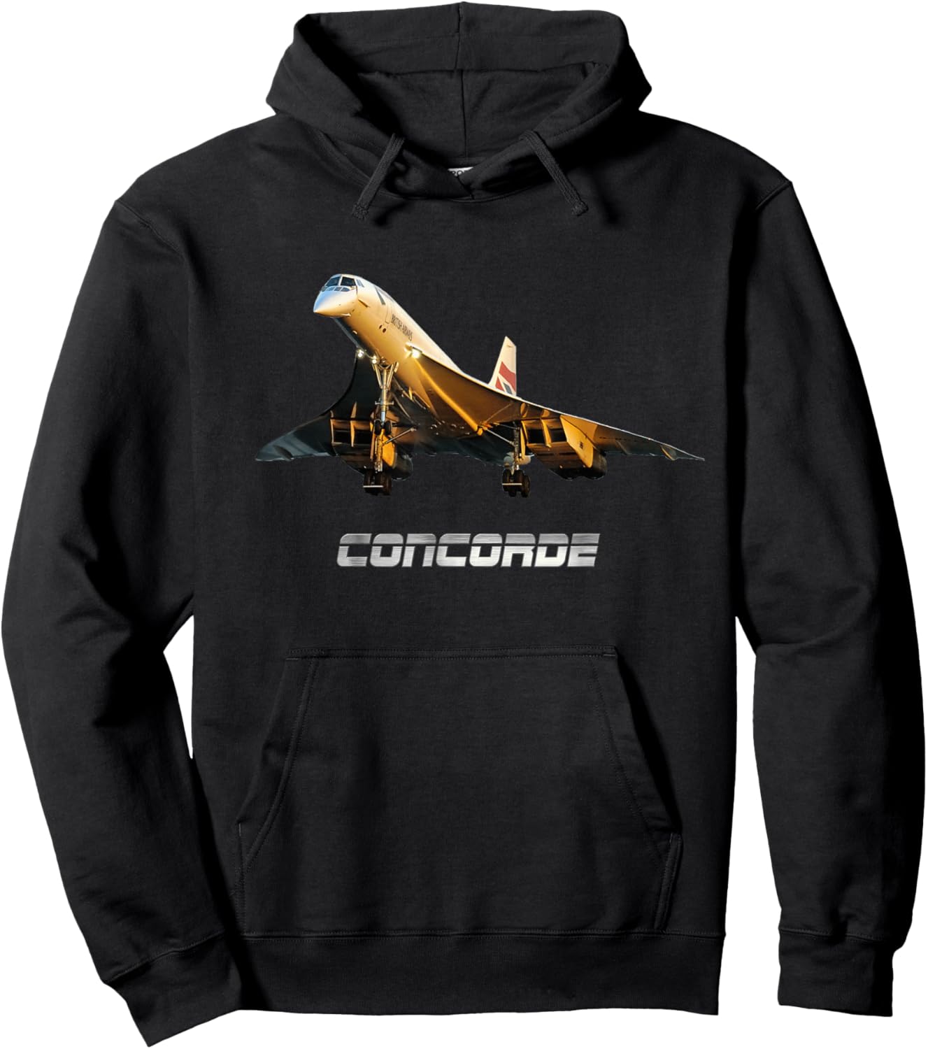 Supersonic Jet Concorde Hoodie - Hoodie | Black