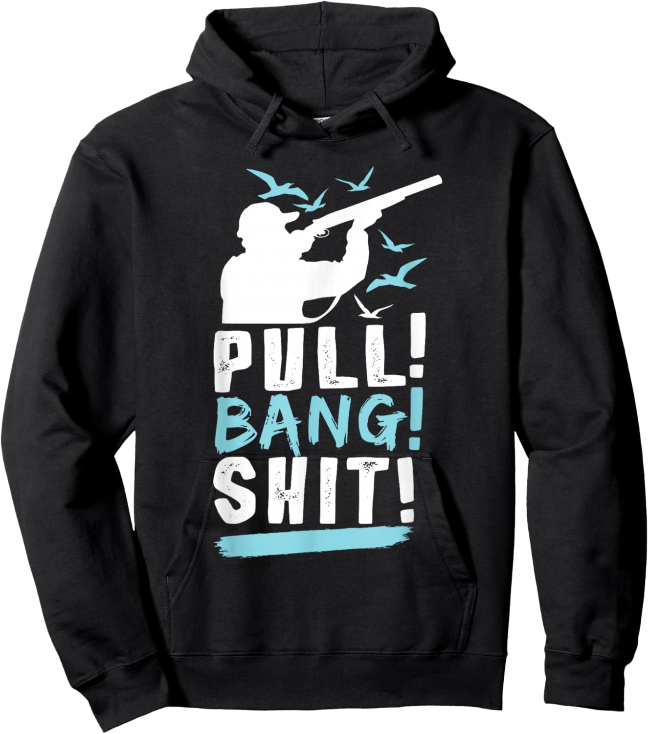 Pull! Bang! Range Sniper Skeet Shooting Trap Shooting Hoodie - Hoodie | Black