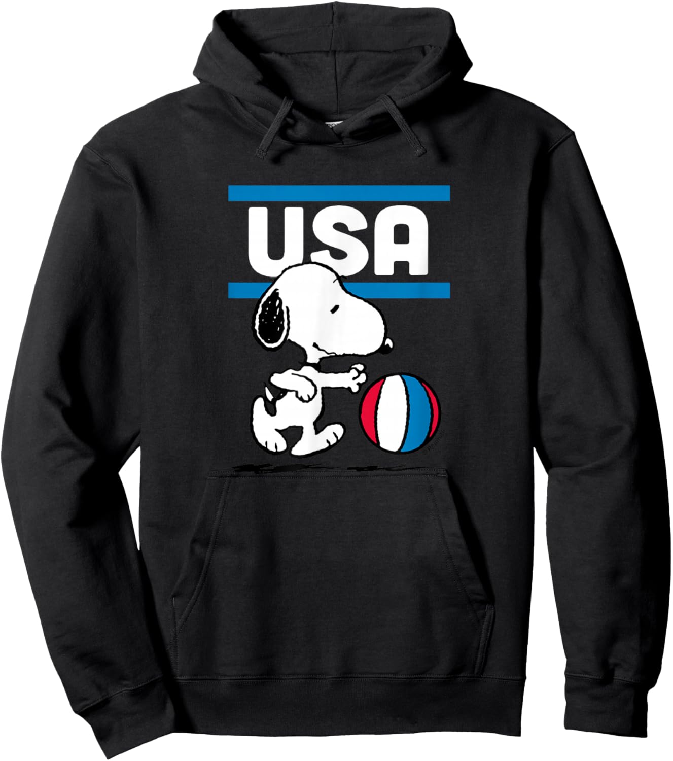 Peanuts - Snoopy USA Basketball Hoodie - Hoodie | Black