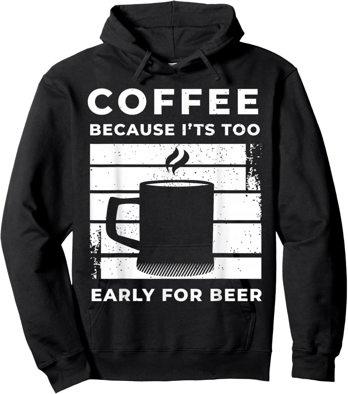 Coffee Saying For A Caffeine Lover And Coffee Snob Hoodie - Hoodie | Black