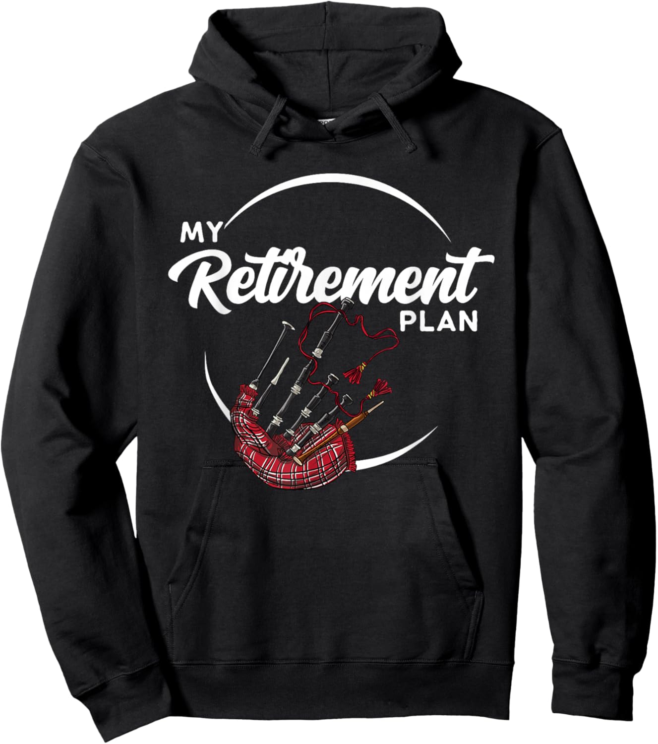 Funny Bagpipe Gift Whistler Hoodie - Hoodie | Black