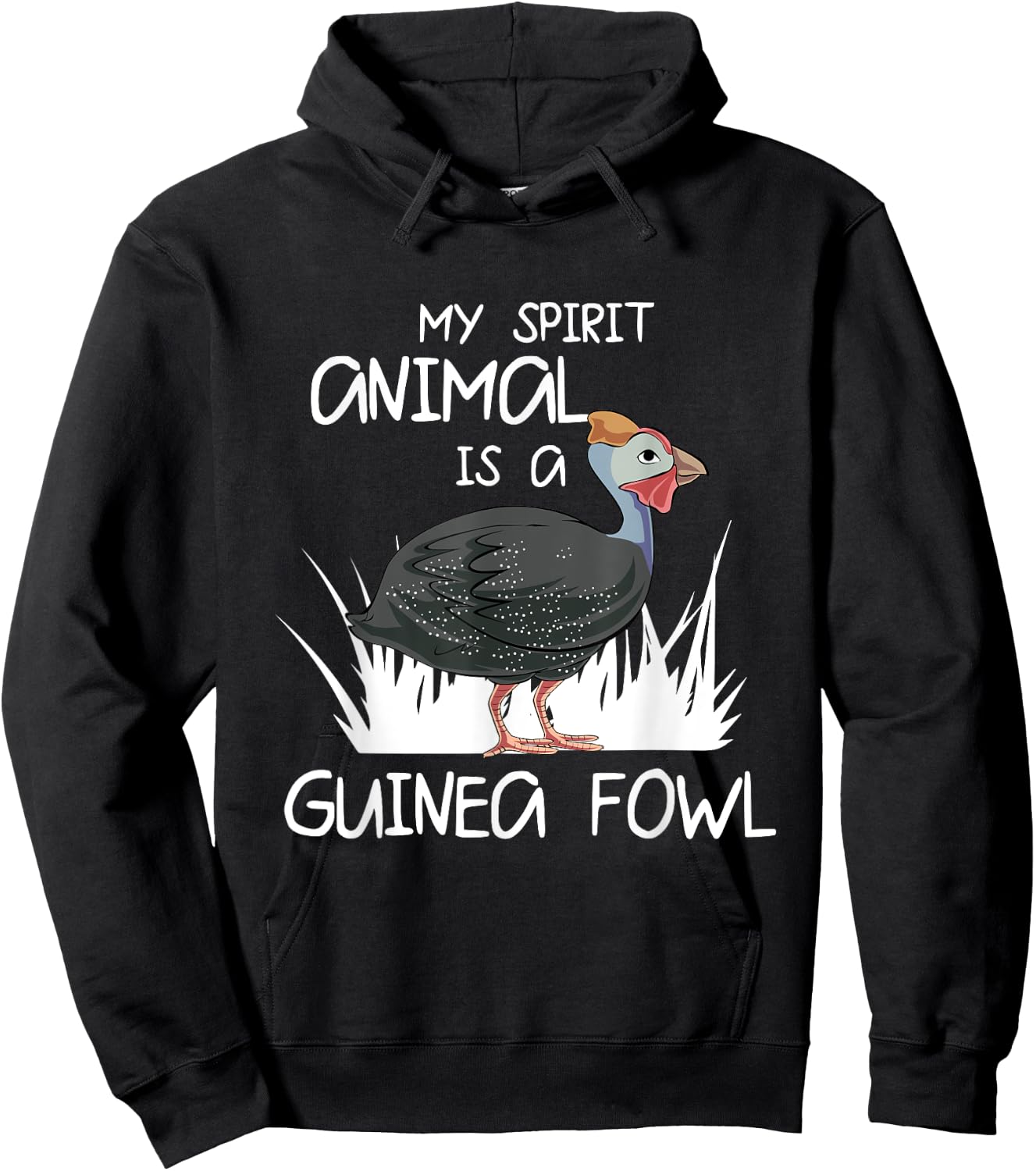 My Spirit Animal Is A Guinea Fowl Hoodie - Hoodie | Black