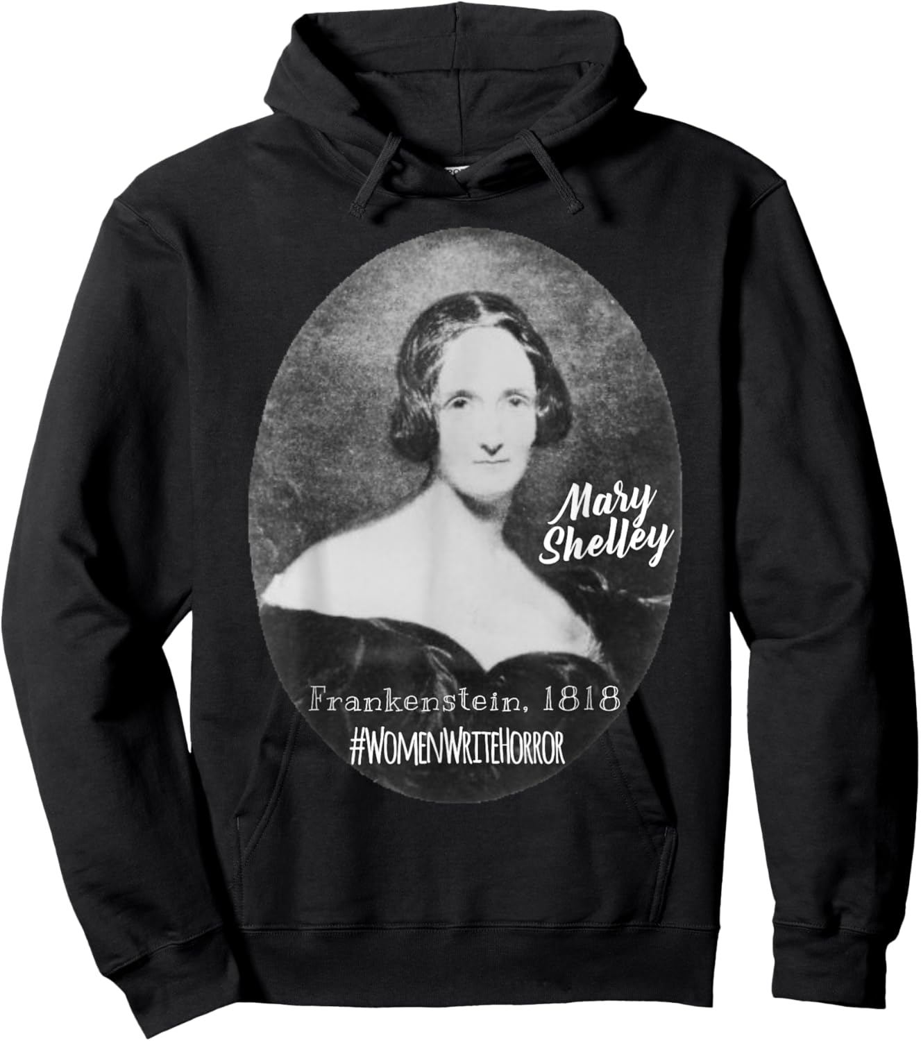 Mary Shelley Frankenstein Gothic Horror Hoodie - Hoodie | Black