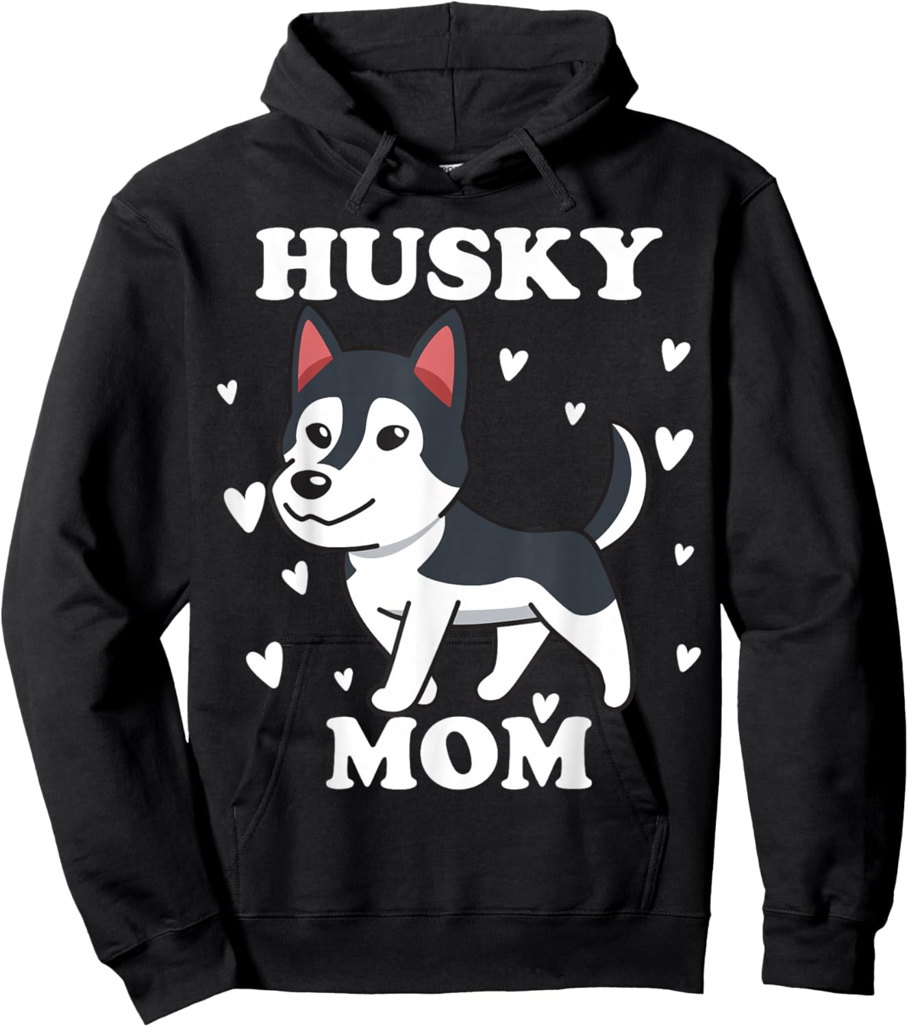 Husky Mama Sibe Mom for Mother's Day Mother Dog Mum Chukcha Hoodie - Hoodie | Black
