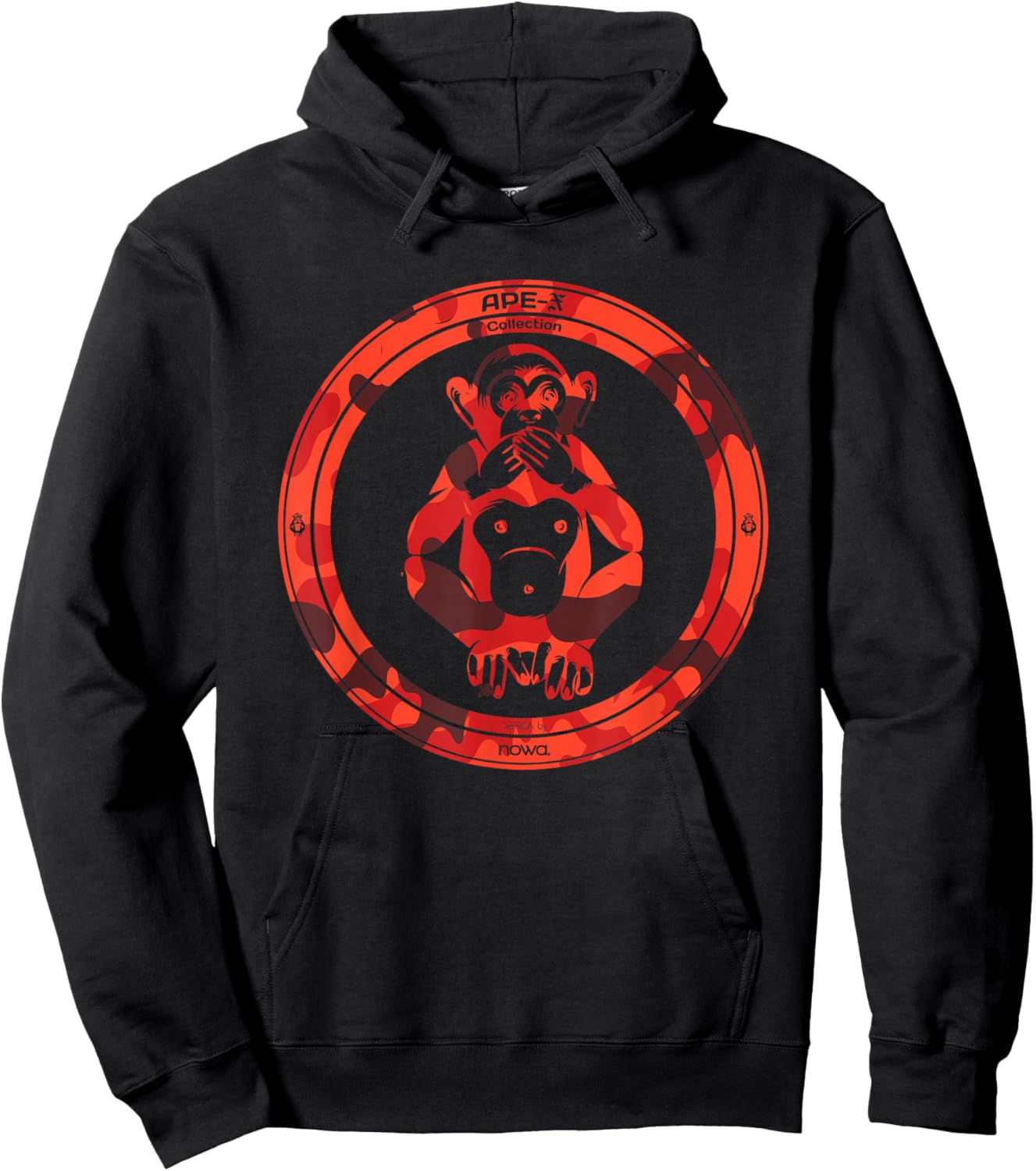 MILITARY CAMOUFLAGE APE-X COLLECTION SAY NOTHING VII of VII Hoodie - Hoodie | Black