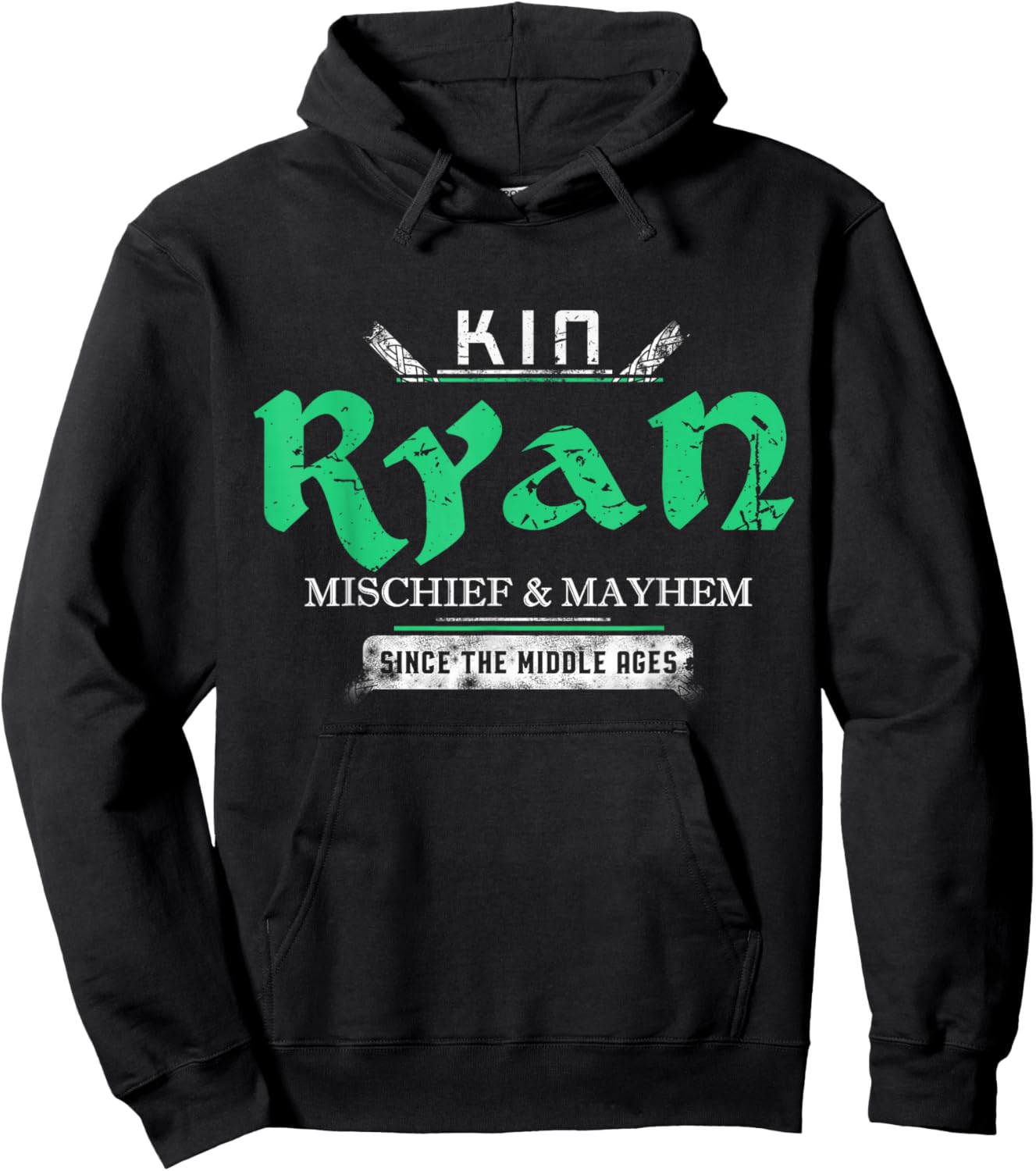 Kin Ryan Mischief and Mayhem Since The Middle Ages Hoodie - Hoodie | Black