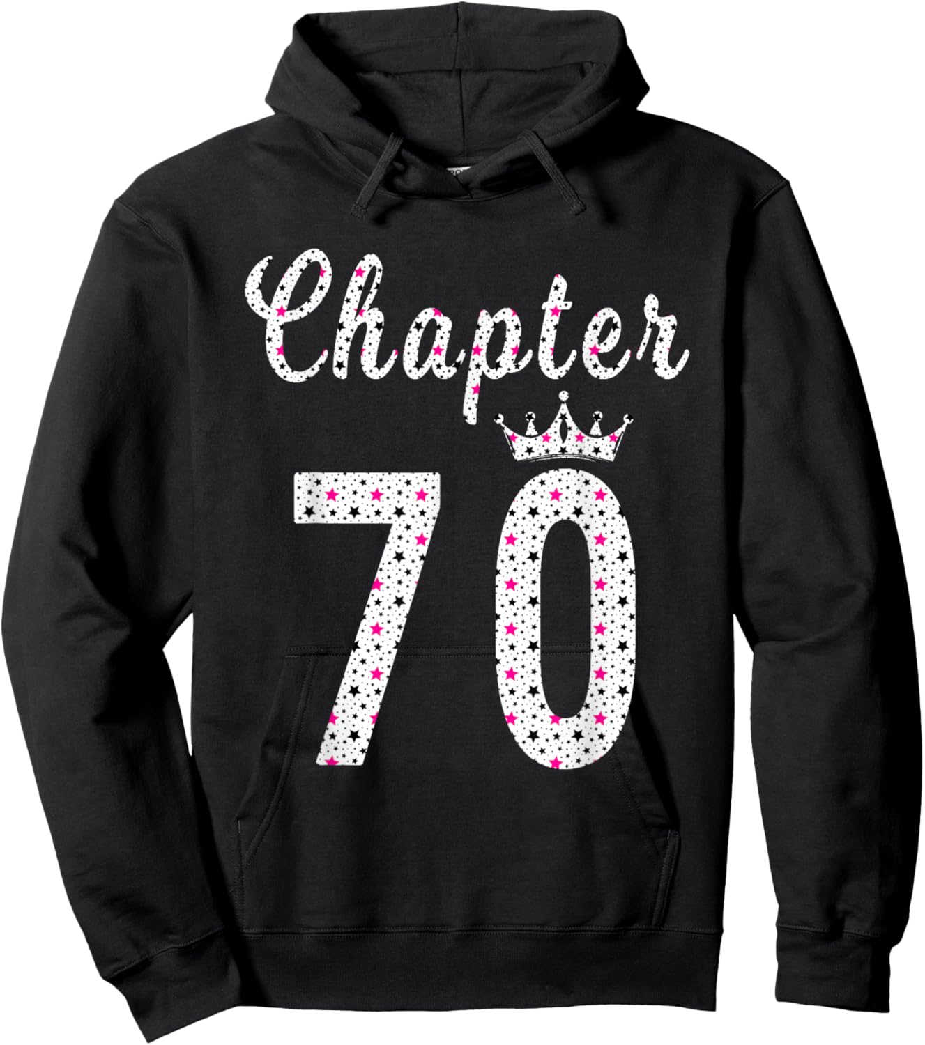 70th Birthday Hoodie - Hoodie | Black