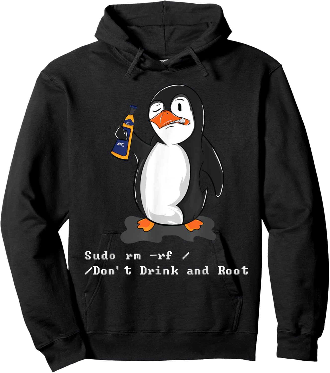 Sudo Rm -Rf Admin Linux Command Sysadmin Developer Hoodie - Hoodie | Black