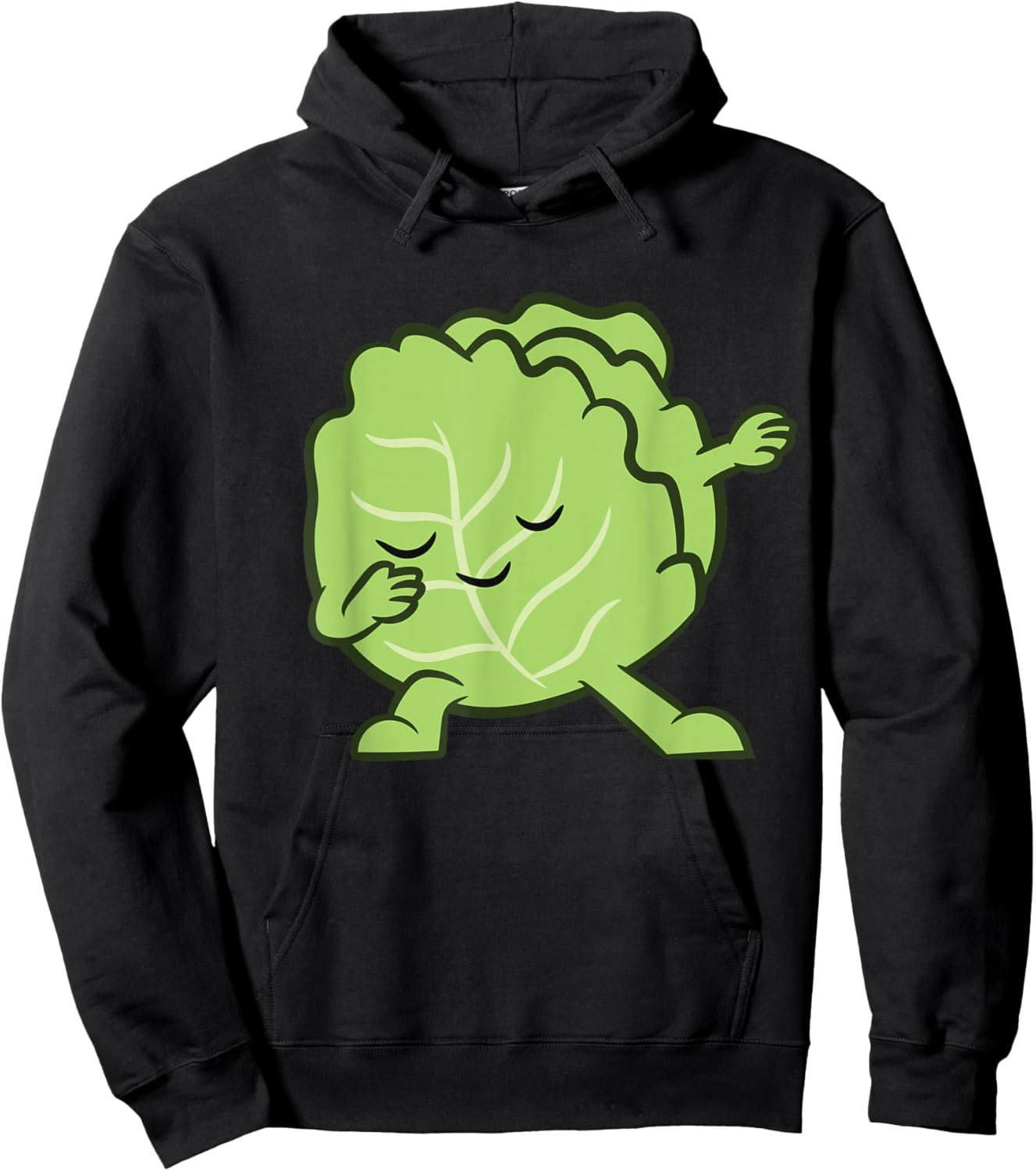 Cabbage Dabbing Cabbage Love Cabbage Hoodie - Hoodie | Black