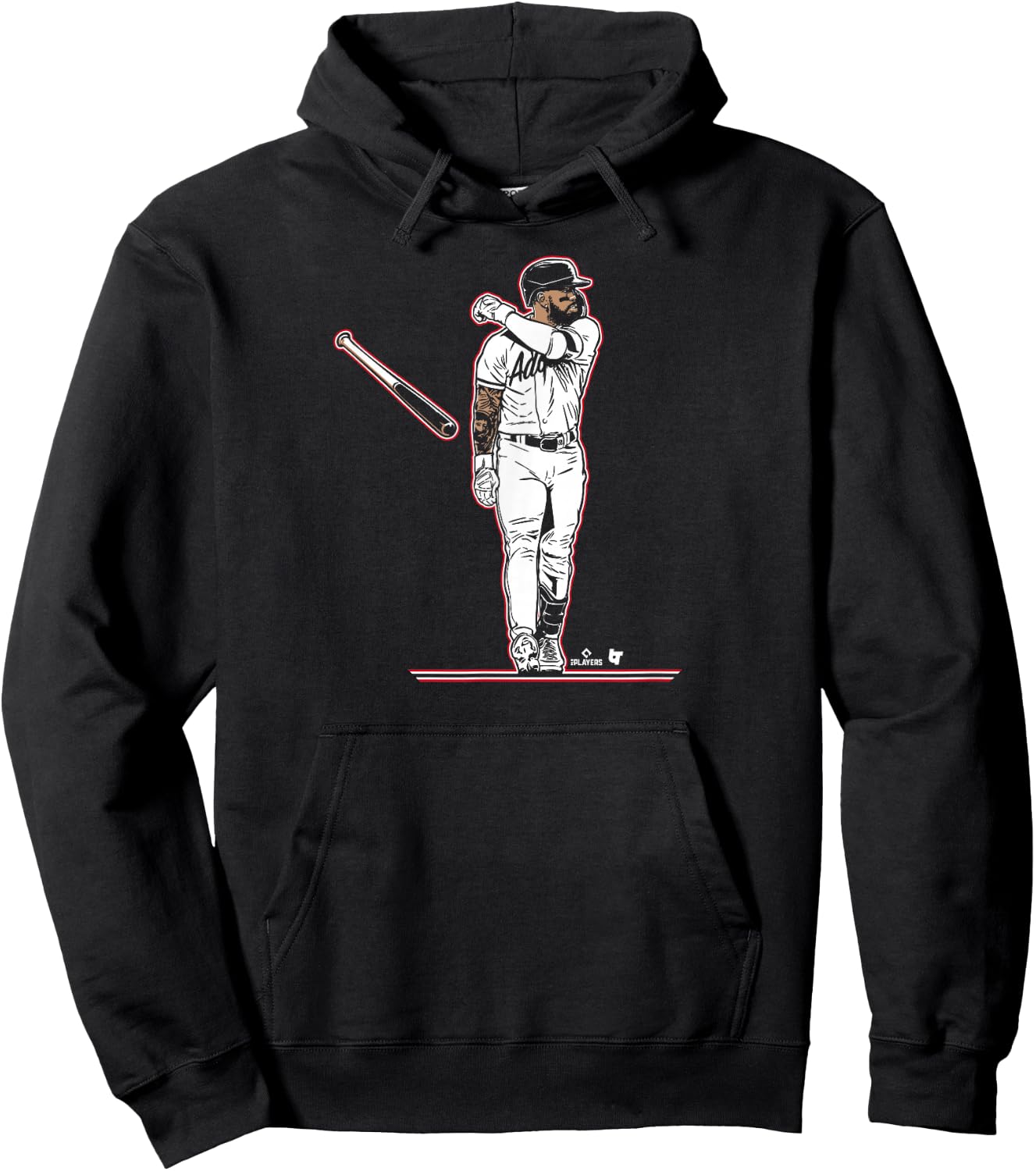 Adolis Flippin' García - Texas Baseball Hoodie - Hoodie | Black