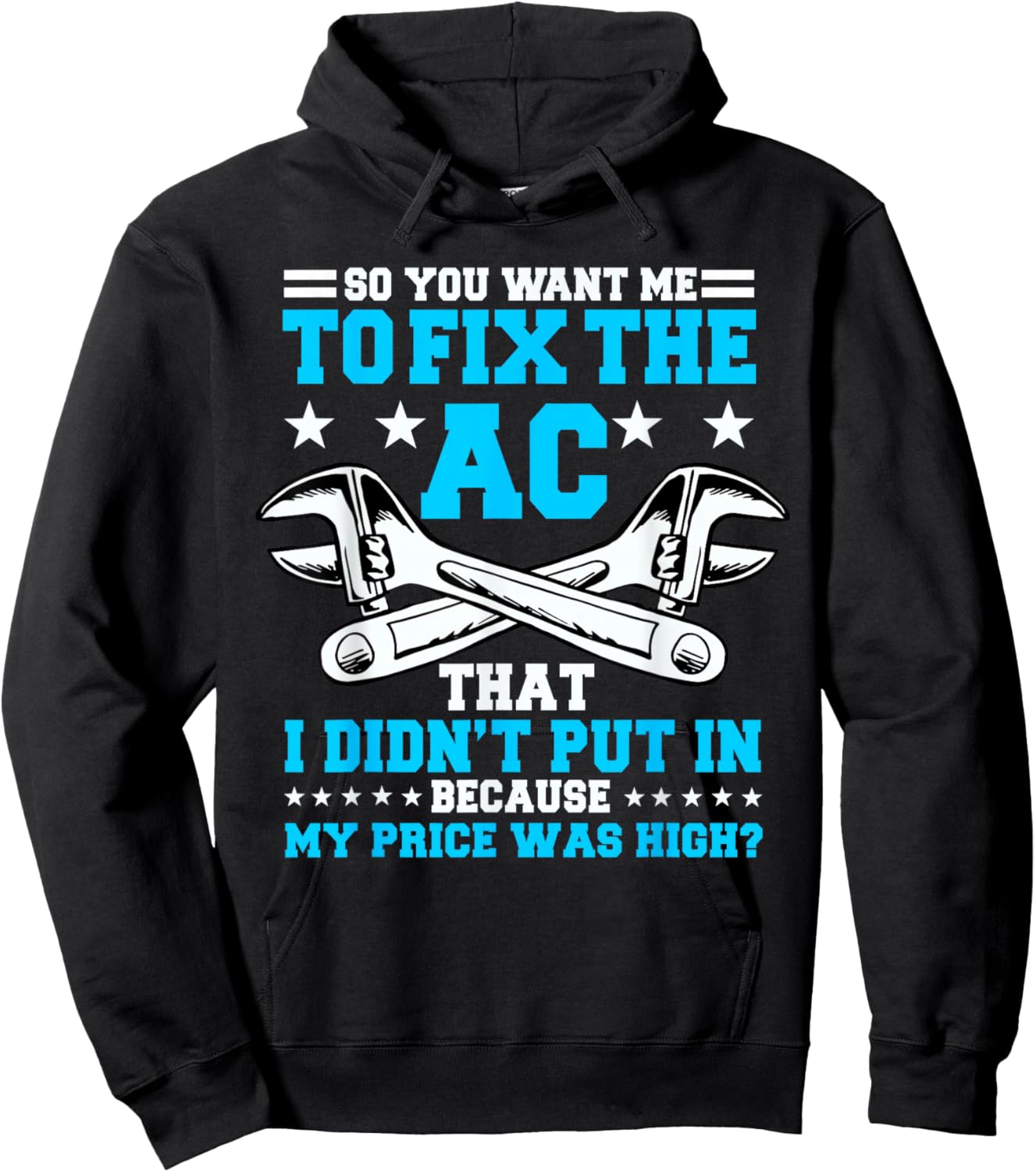 HVAC Technician Work Mechanic Installer Service HVACR Tech Hoodie - Hoodie | Black