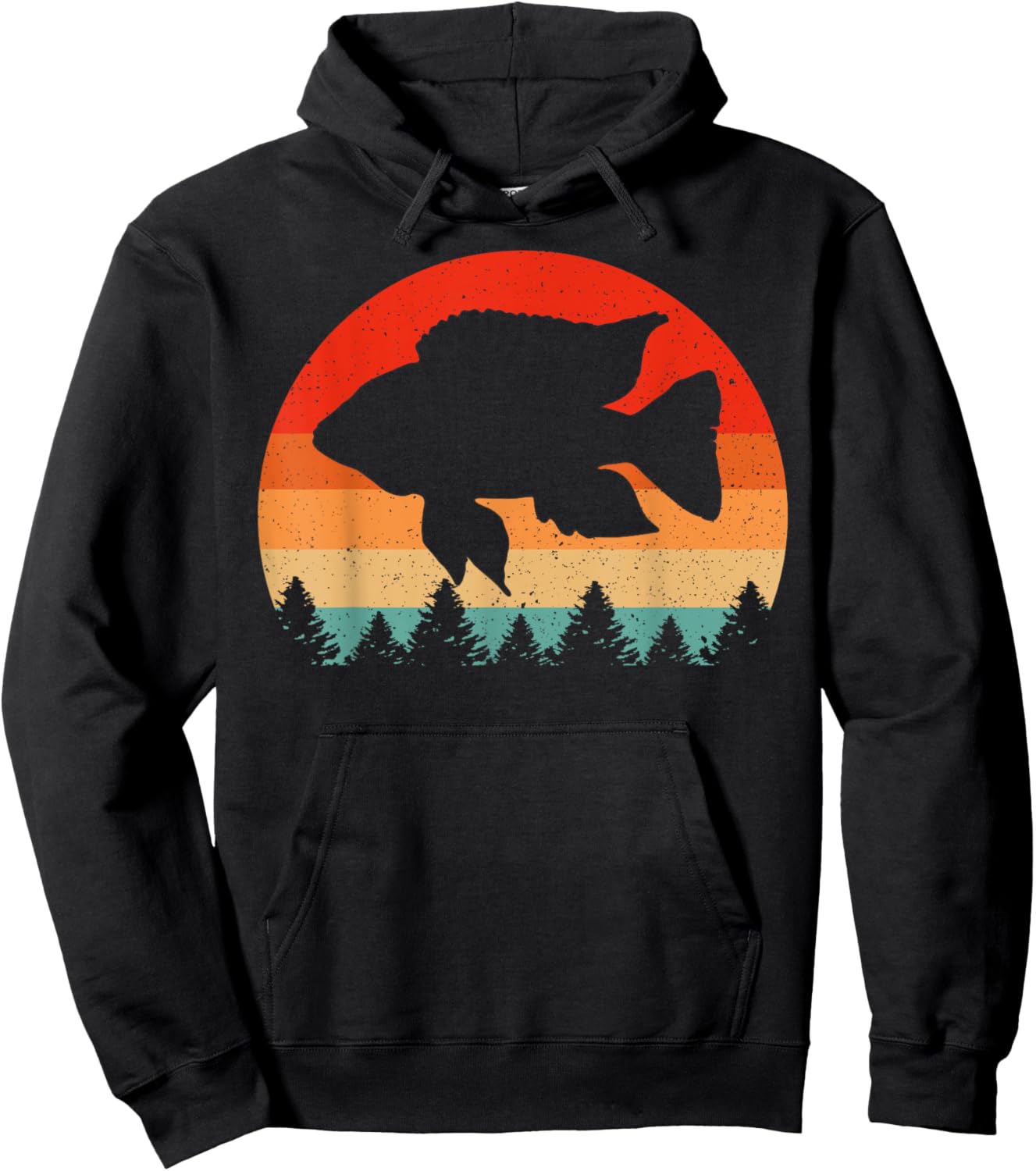 Vintage Retro Cichlid Fish Lover Cichlid Hoodie - Hoodie | Black