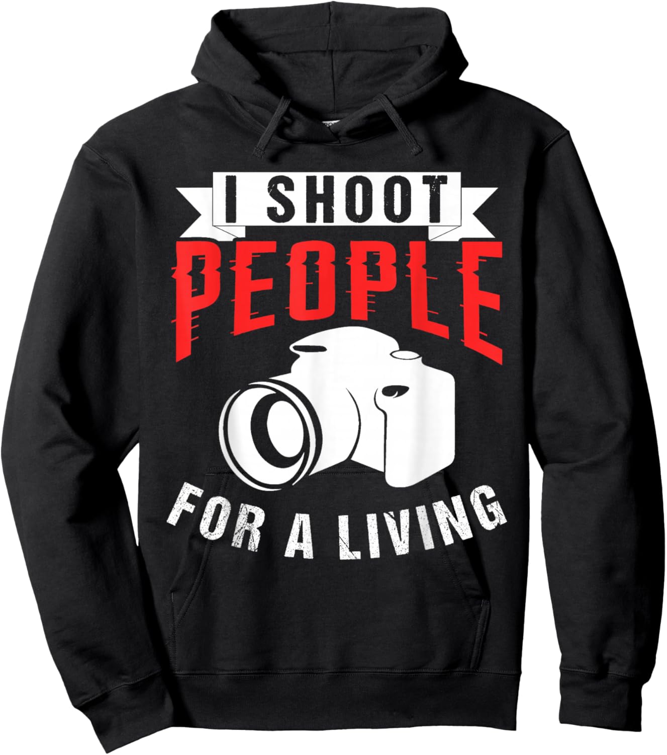 I Shoot People For A Living Photographer Hoodie - Hoodie | Black