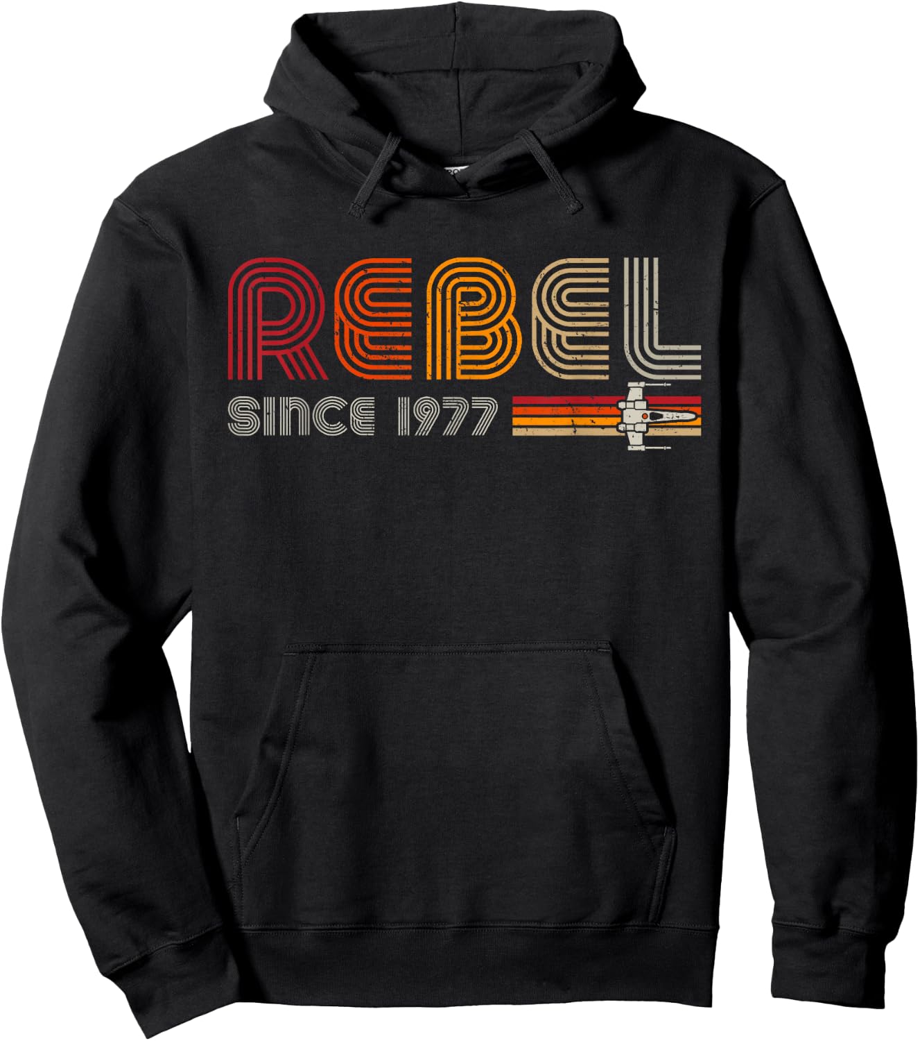 REBEL since 1977 Hoodie - Hoodie | Black