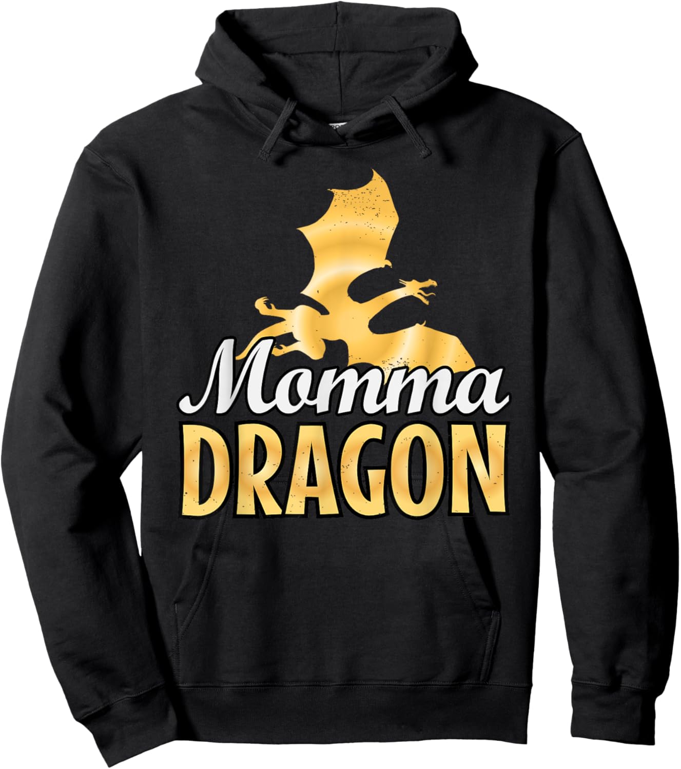 Momma Dragon Lover Mother's Day Hoodie - Hoodie | Black