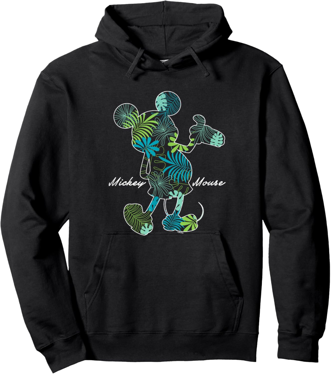 Mickey Mouse - Tropical Mickey Hoodie - Hoodie | Black