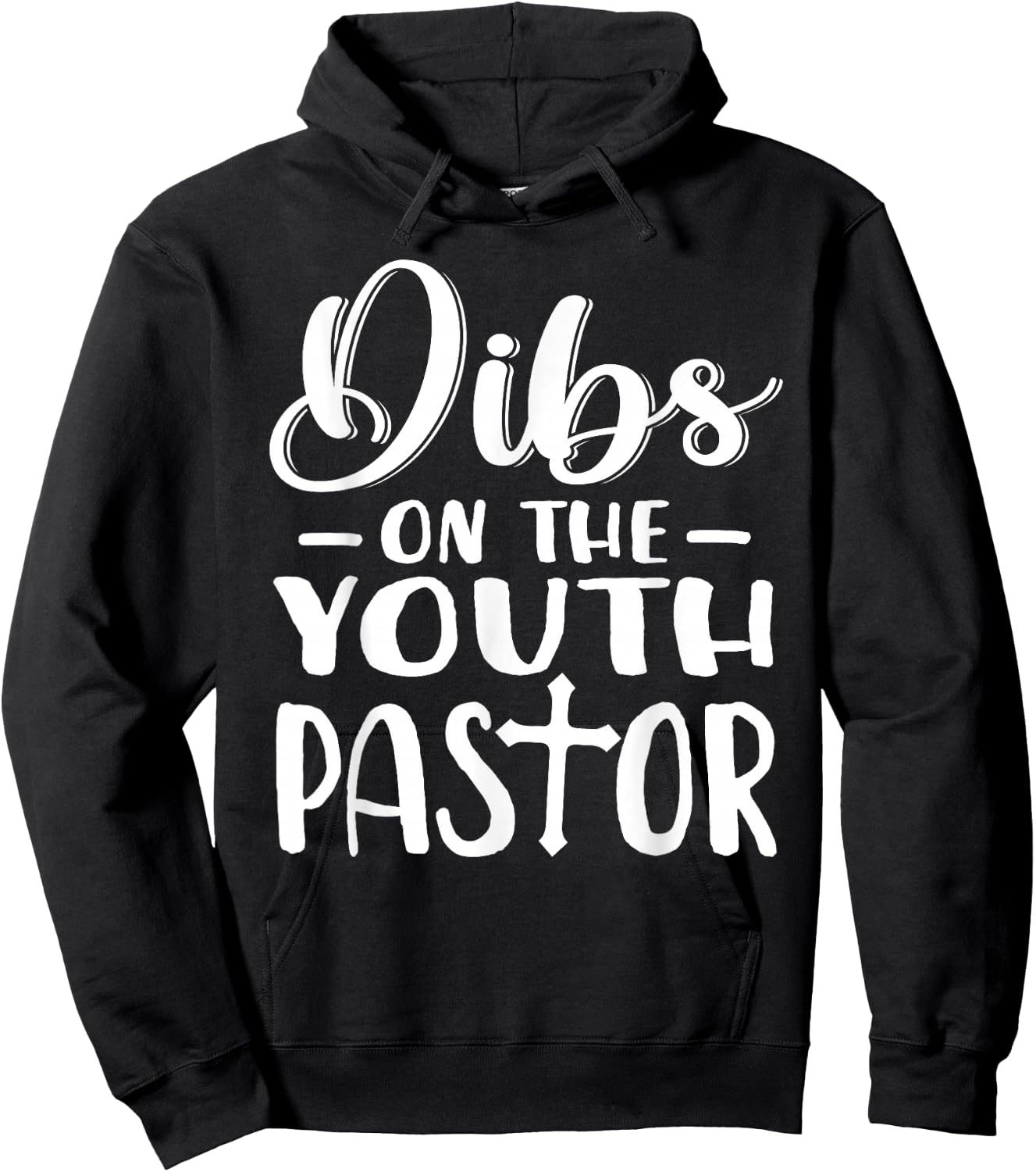 Pastor Costume Pastor Appreciation Dibs On The Youth Pastor Hoodie - Hoodie | Black