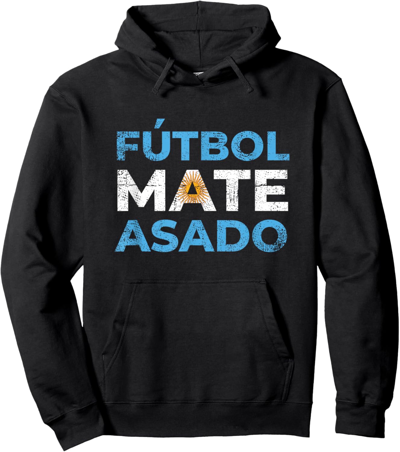 Argentina Futbol Mate Asado Latin America Hispanic Heritage Hoodie - Hoodie | Black