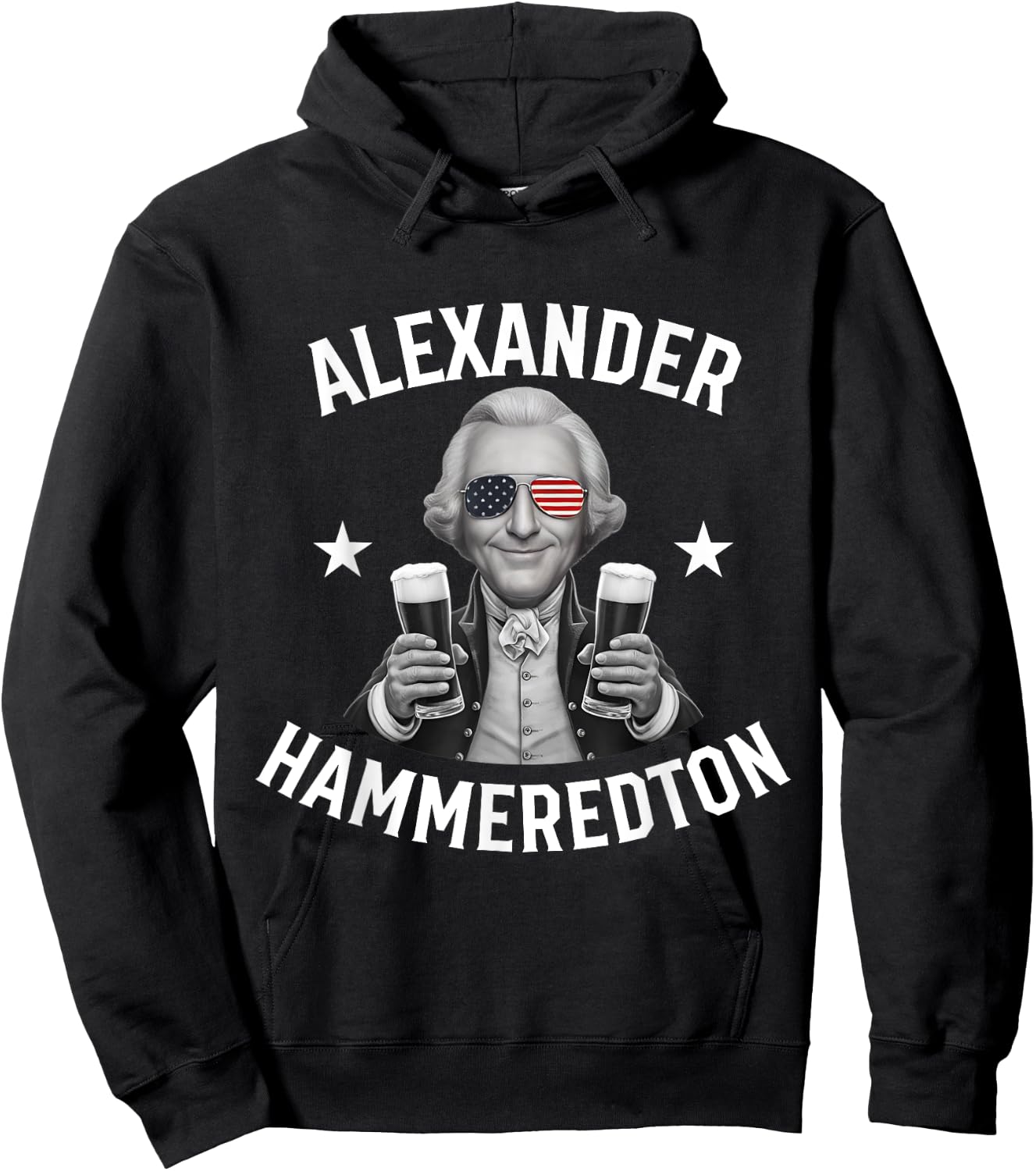 Alexander Hammeredton Funny Alexander Hammeredton Patriotic Men Hoodie - Hoodie | Black