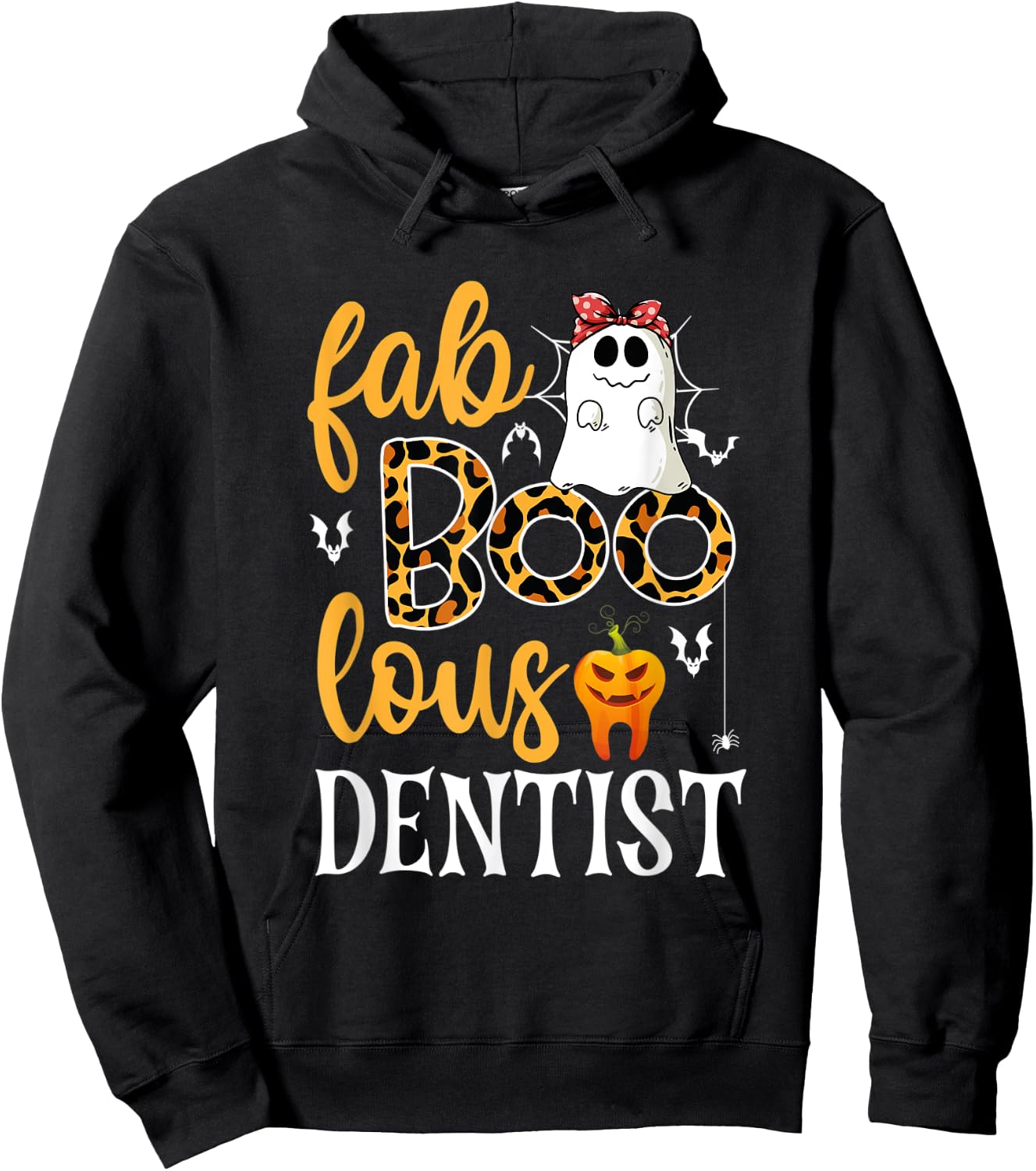 Halloween Dentist – The Boo Crew Dental Tech Scary Halloween Hoodie - Hoodie | Black