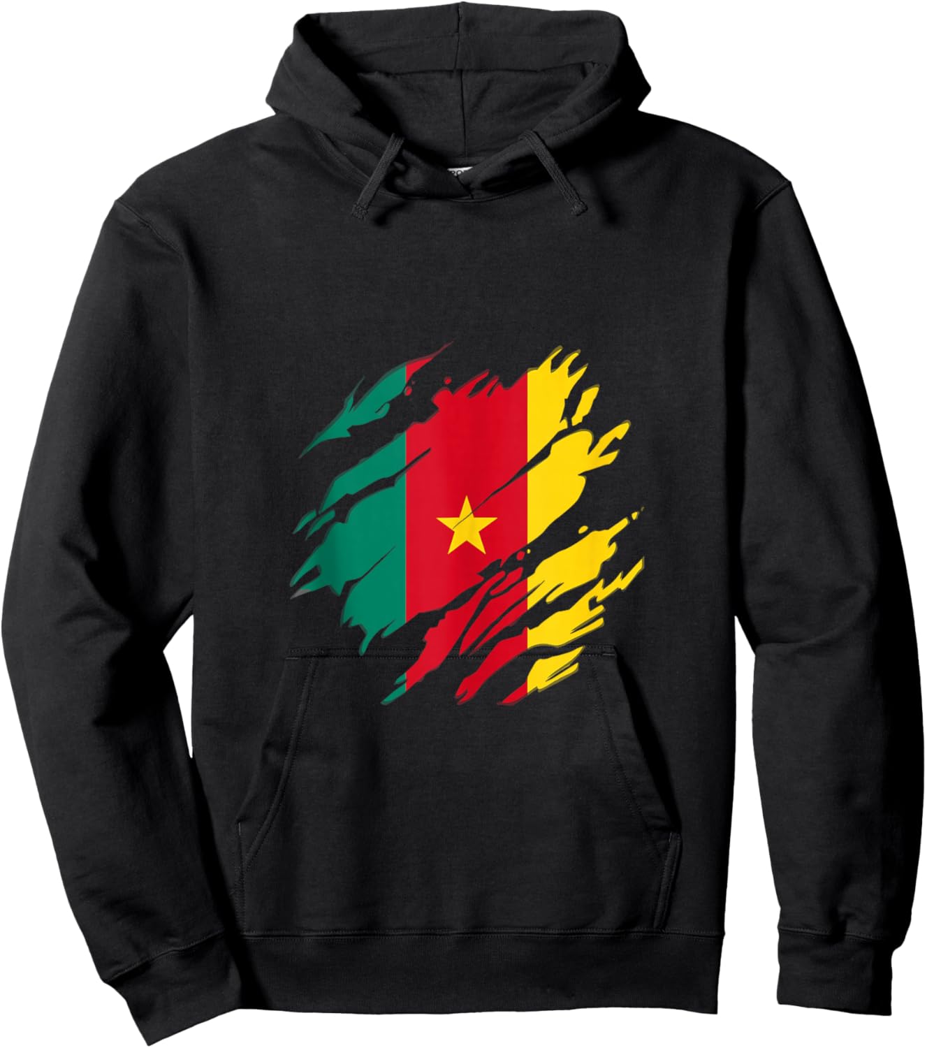 Cameroon Flag Africa Pride Cameroon Football Fan Jersey Hoodie - Hoodie | Black