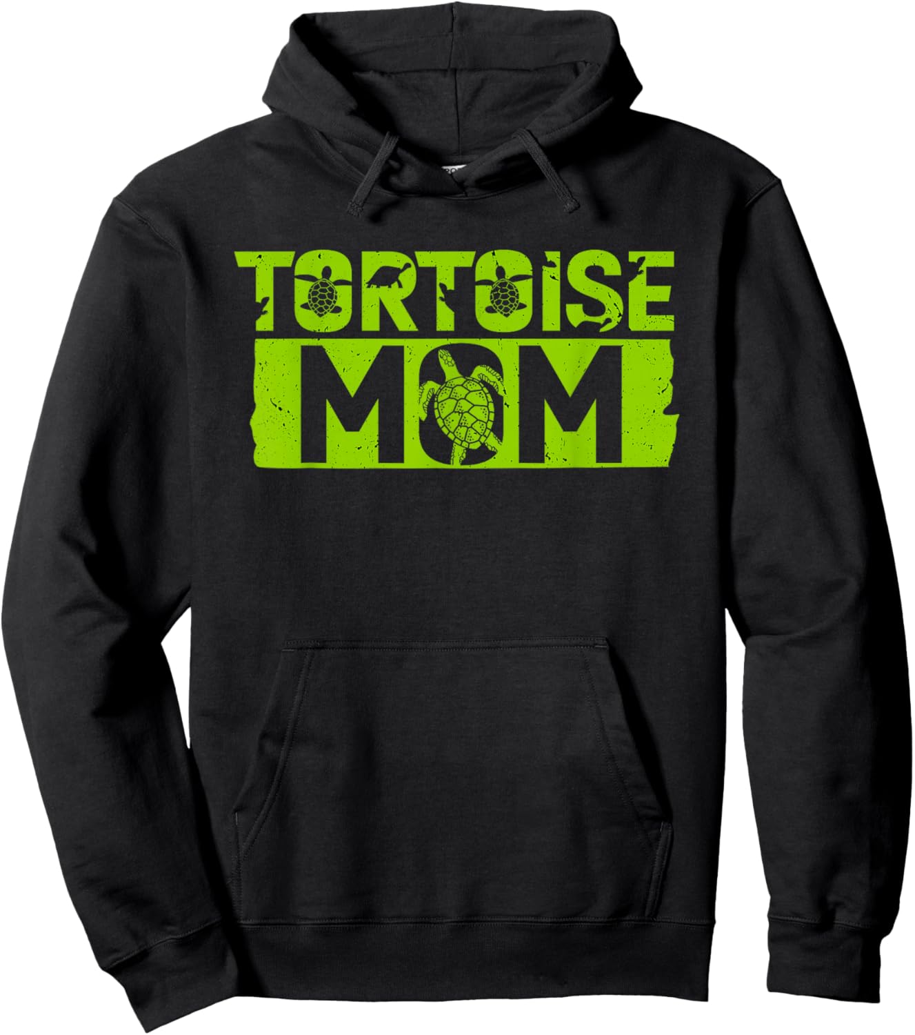 Tortoise Mom Reptiles TortoiseLover Hoodie - Hoodie | Black