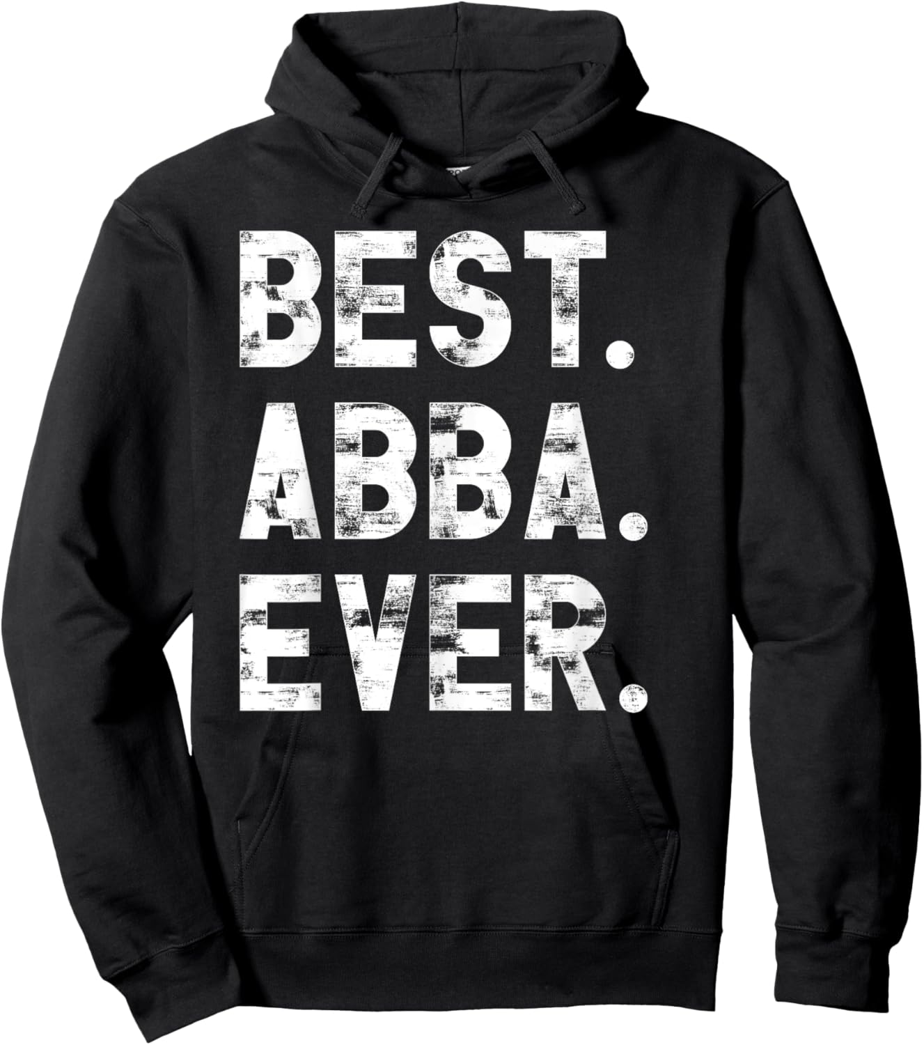 Best Abba Ever Funny Fathers Day Birthday Present for Abba Hoodie - Hoodie | Black