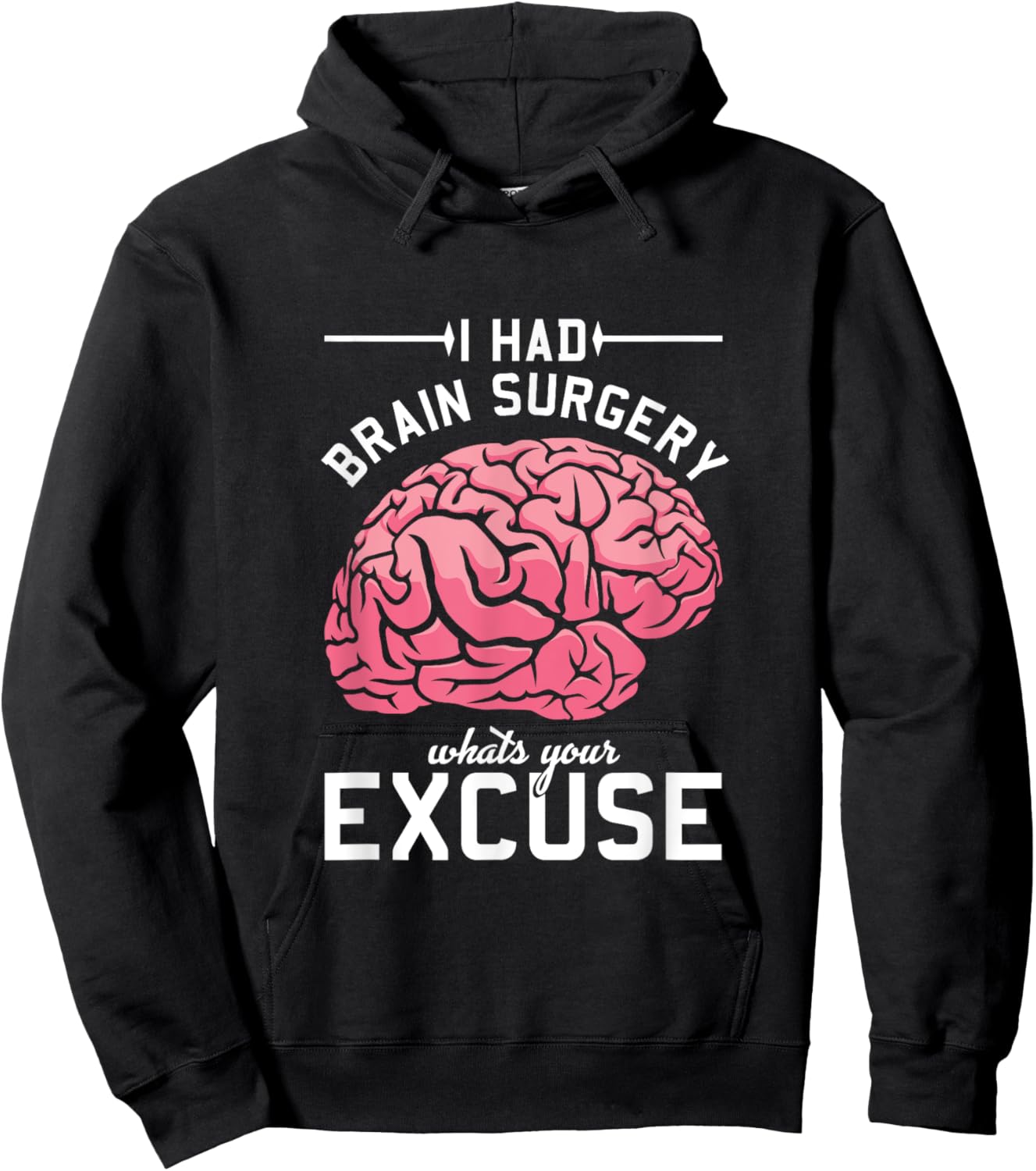 Brain Surgery Tumor Survivor Cancer Awareness Recovery Hoodie - Hoodie | Black
