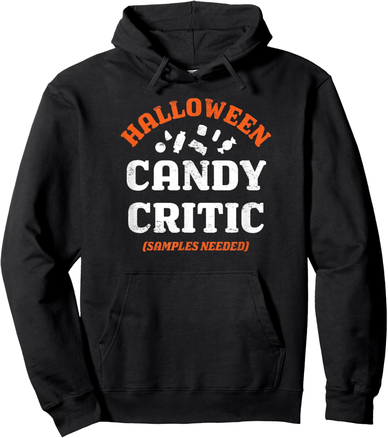 Funny Halloween Candy Critic Trick or Treating Treat Tester Hoodie - Hoodie | Black