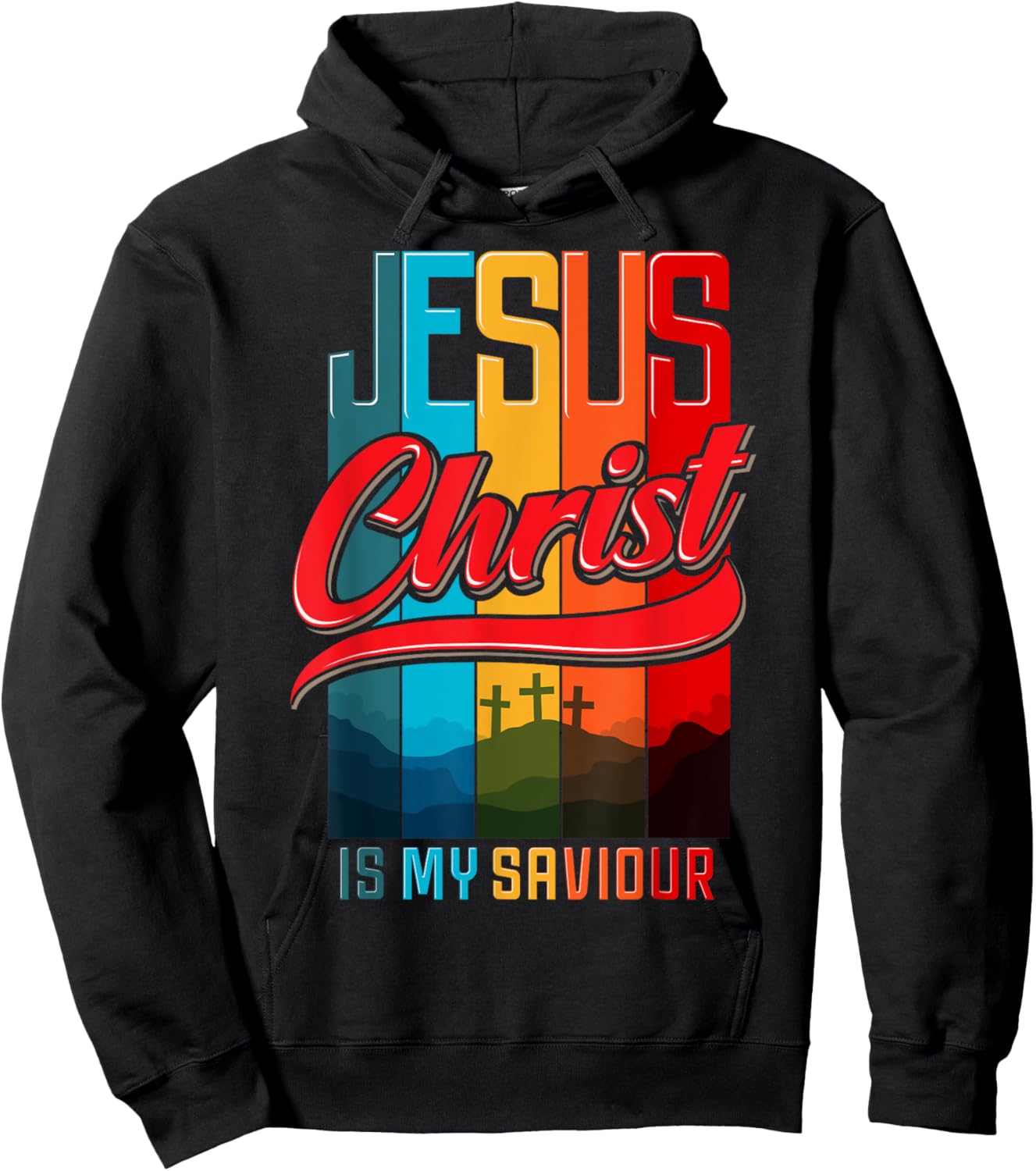 Jesus is my Savior King Christian Verse Women Hoodie - Hoodie | Black