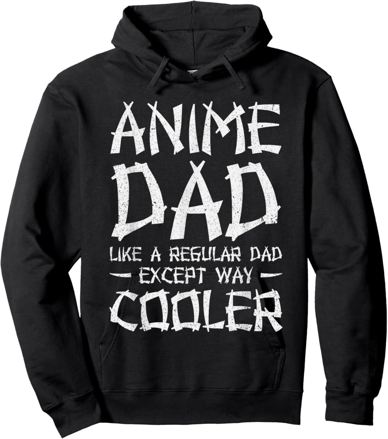 Anime Dad Like A Regular Dad Except Way Cooler Anime Hoodie - Hoodie | Black