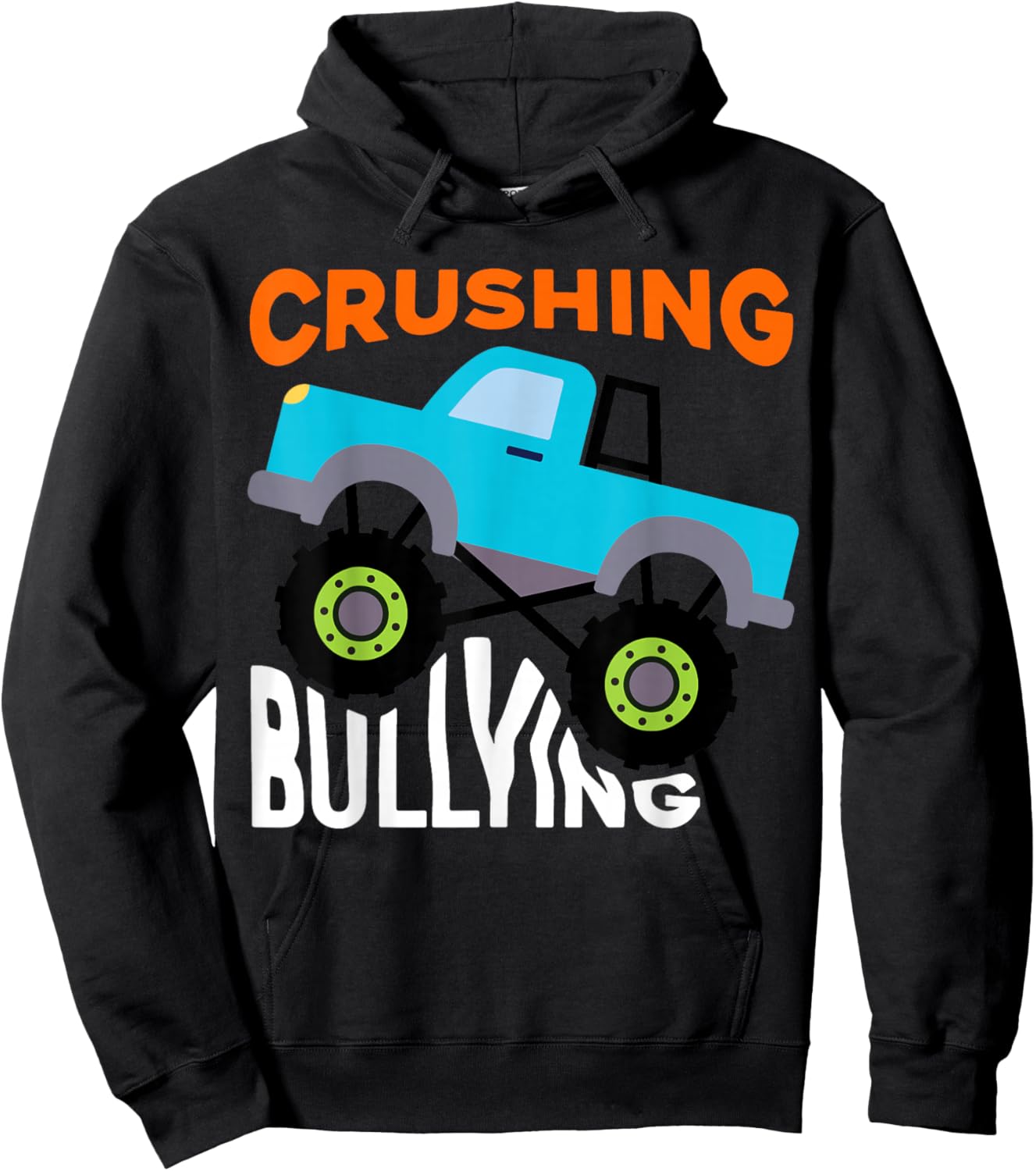 Boys Blue Anti Bullying Be A Friend Not A Bully Prevention Hoodie - Hoodie | Black