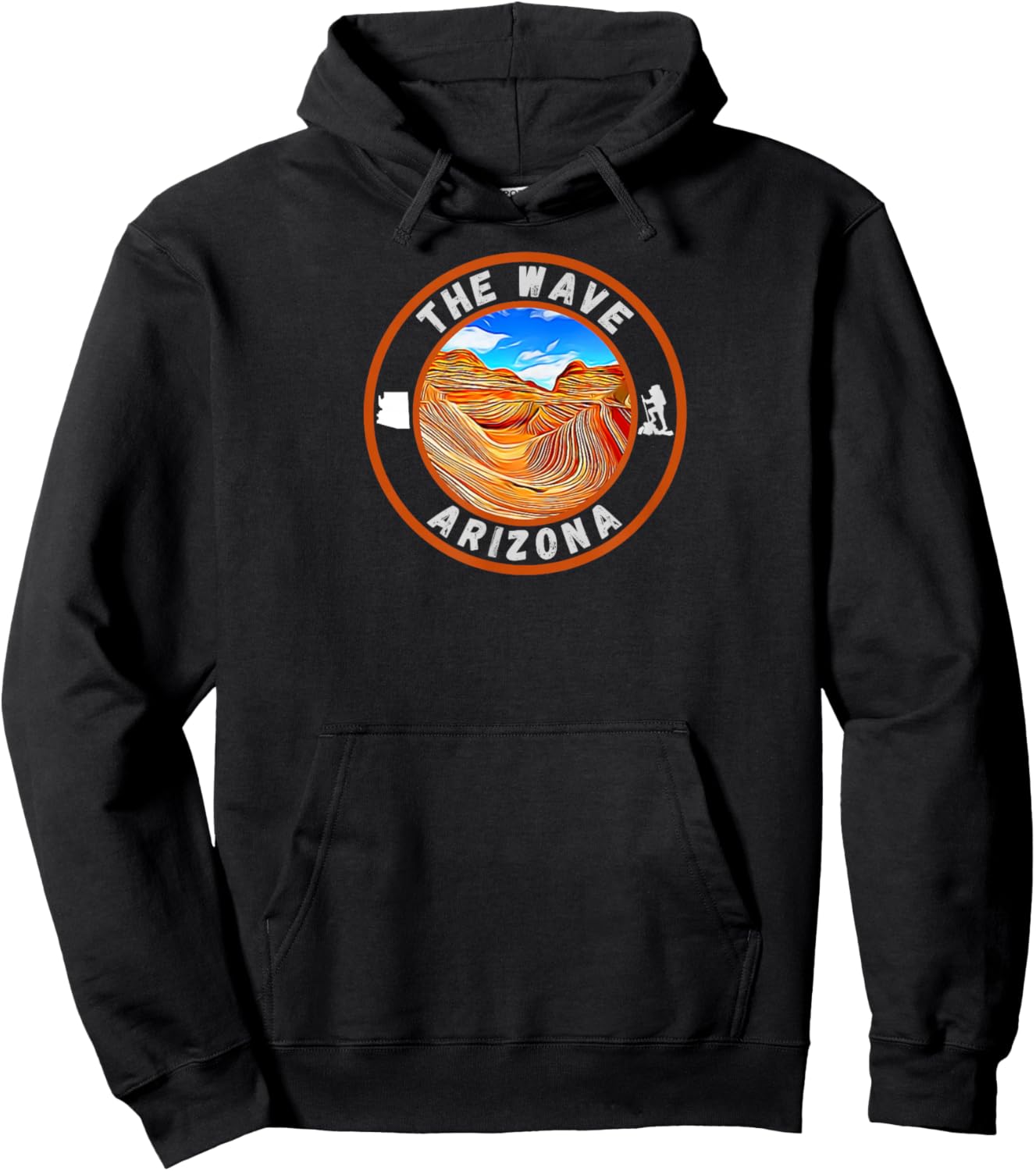The Wave Arizona Sandstone Hike Hoodie - Hoodie | Black