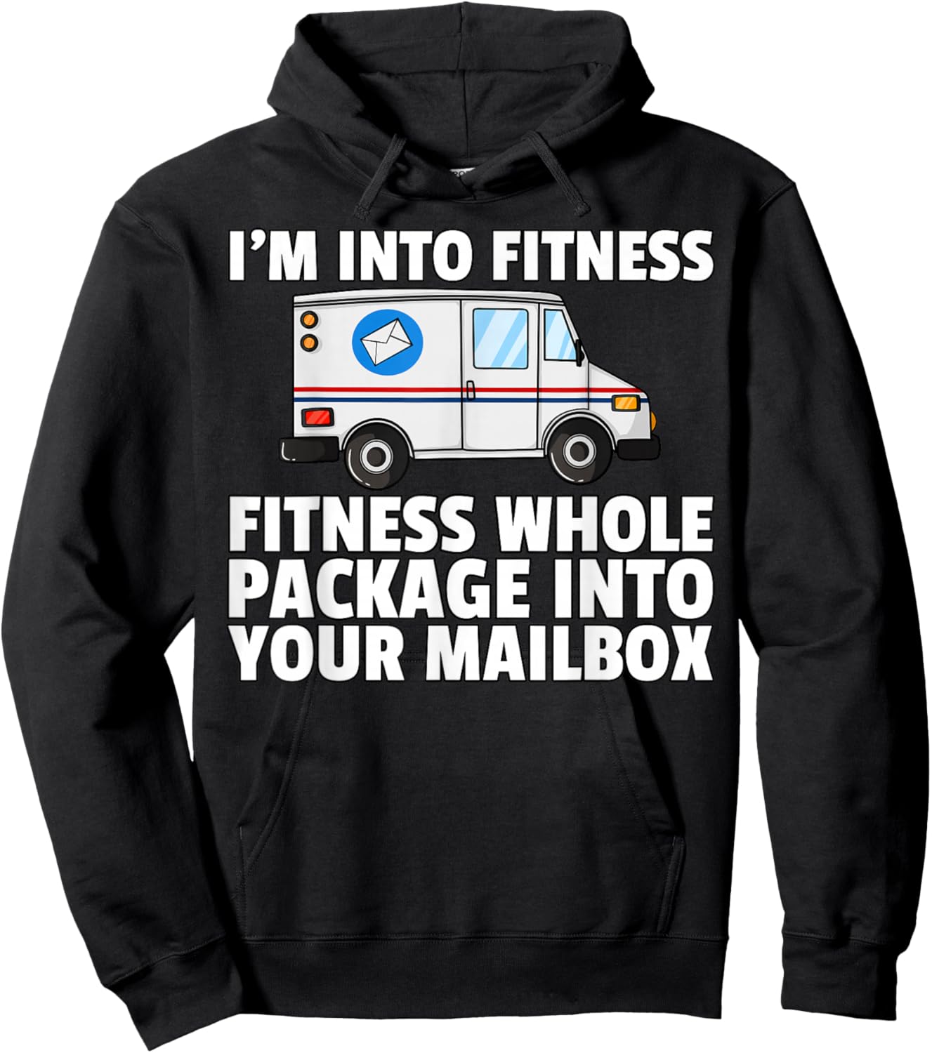 Postal Service For Mailman US Postman Worker Hoodie - Hoodie | Black