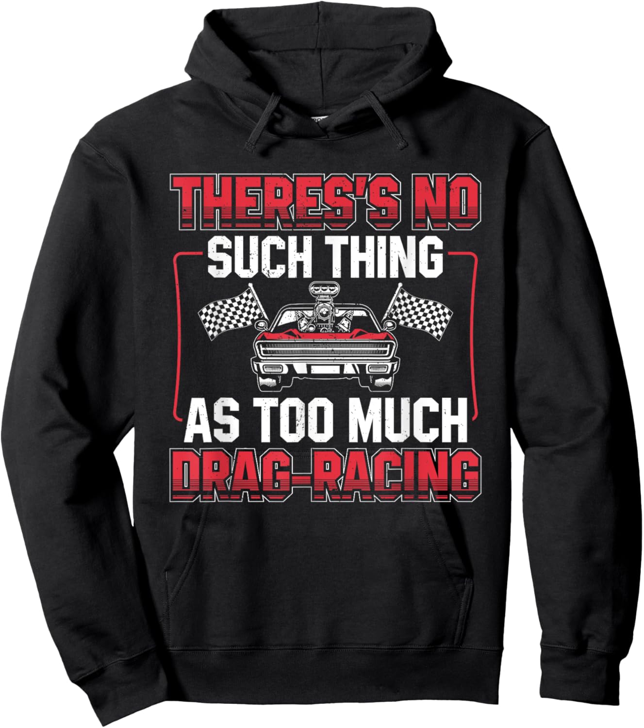 Funny Dragster Drag Racing Race Car Driver Car Race Fan Hoodie - Hoodie | Black