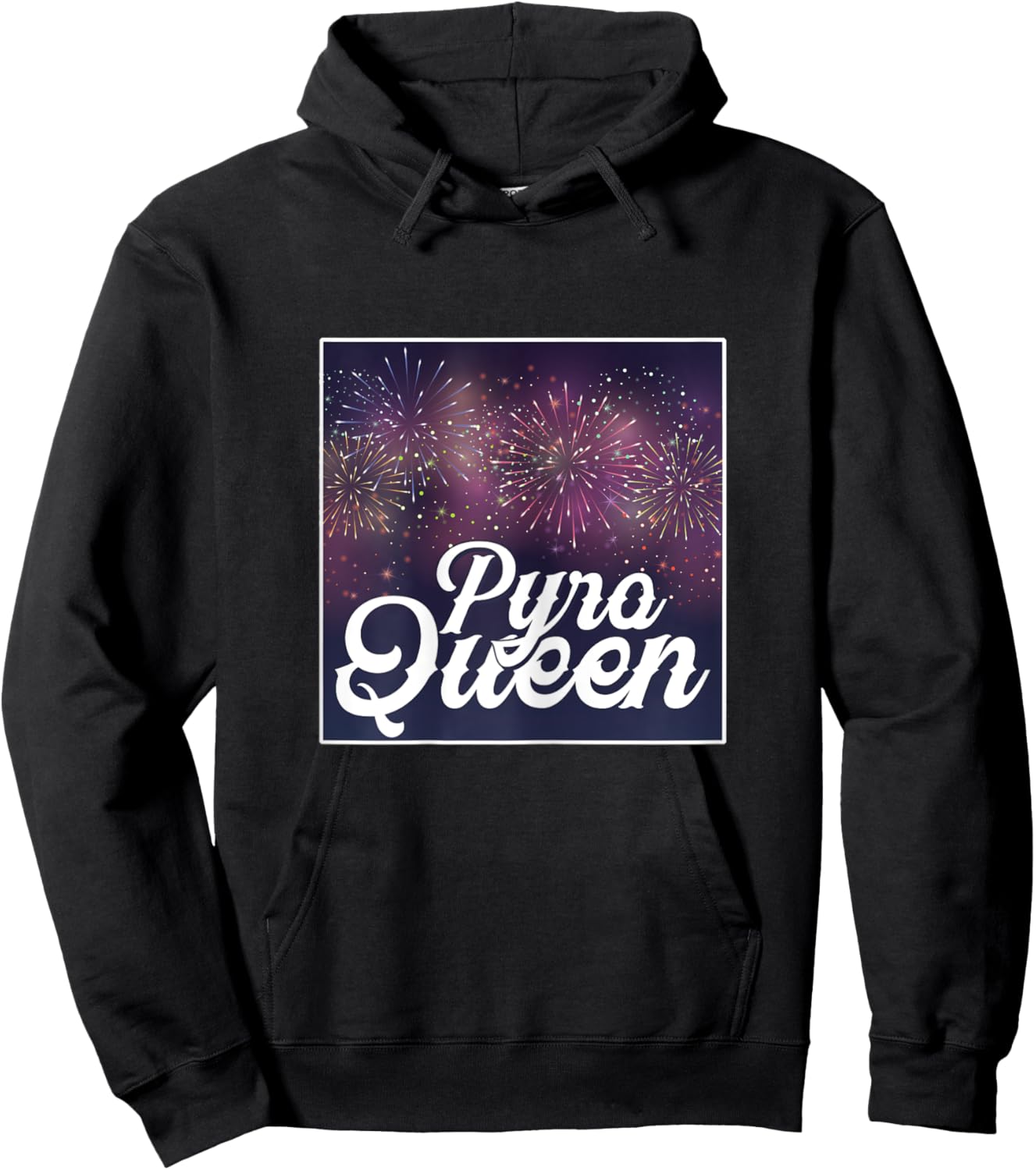Pyro Queen Queen Explosion Bang Pyrotechnician Pyromans Hoodie - Hoodie | Black