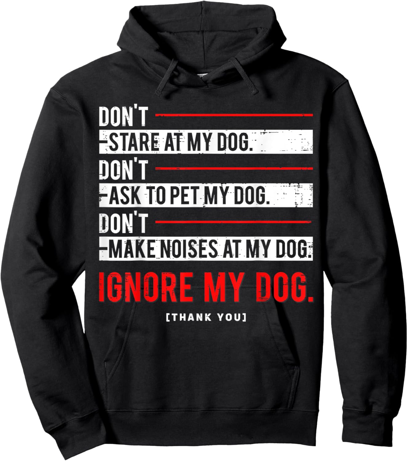 Funny Ignore my Dog Trainer Service Dog Training Hoodie - Hoodie | Black