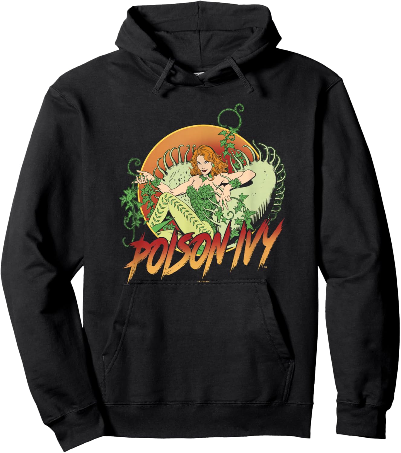 DC Comics Batman Poison Ivy Floral Poster Hoodie - Hoodie | Black