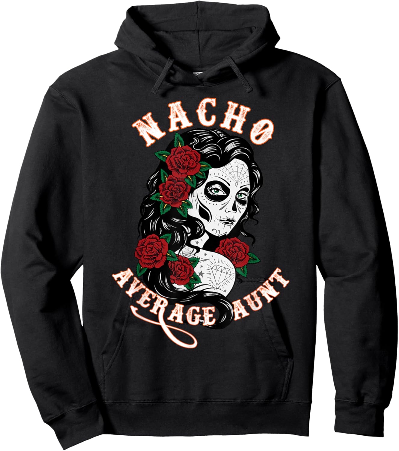 Funny Family Nacho Average Aunt Hoodie - Hoodie | Black