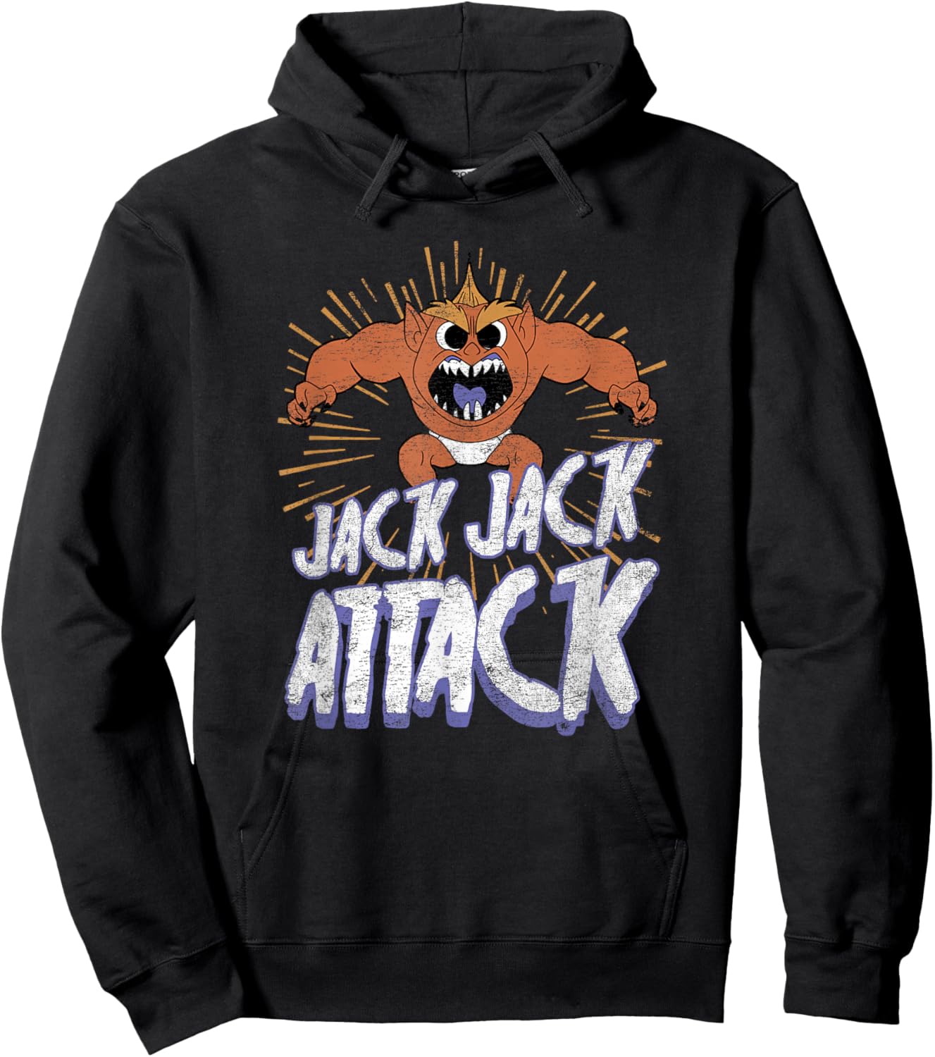 Disney Pixar The Incredibles Halloween Jack-Jack Attack Hoodie - Hoodie | Black
