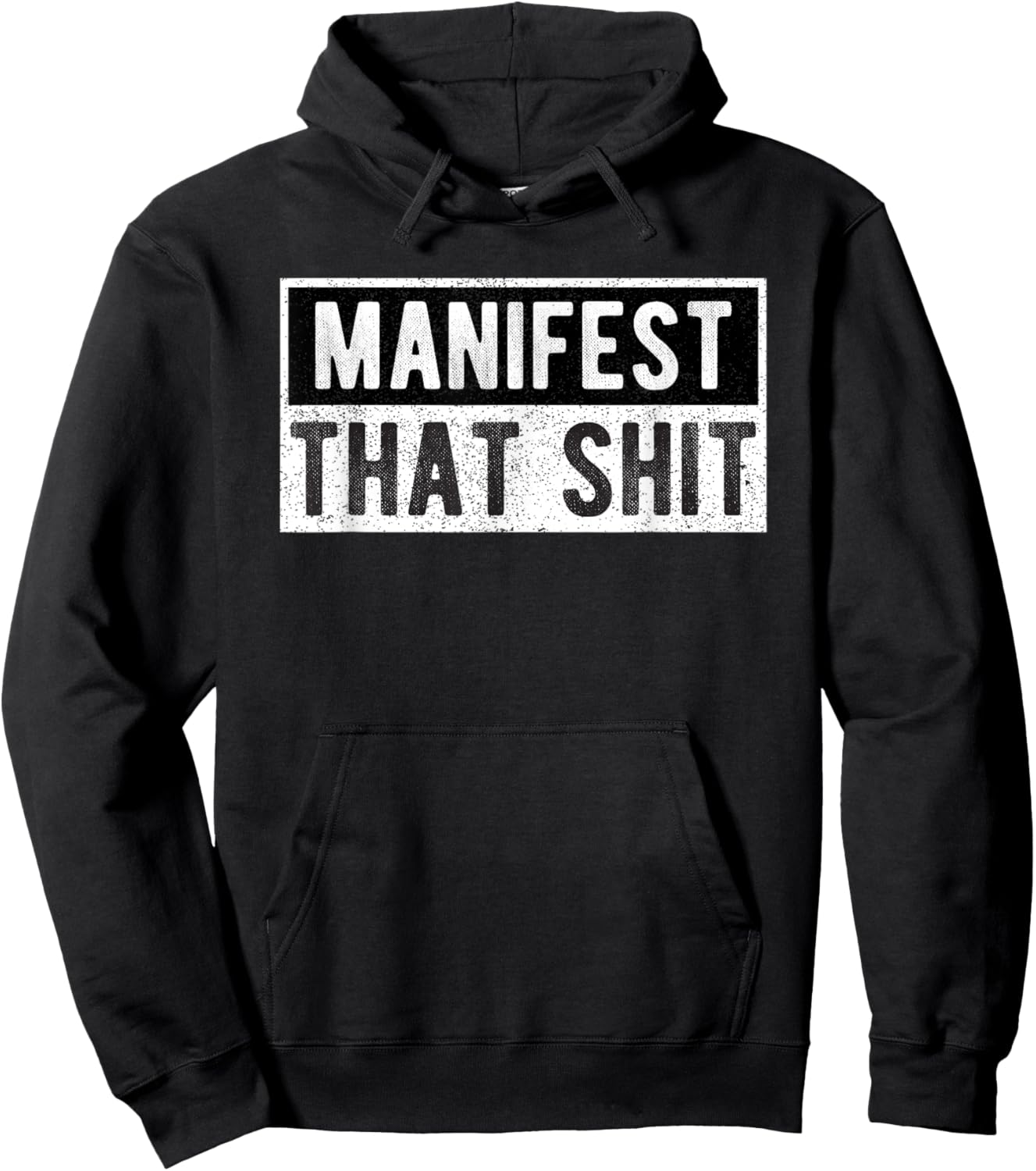 Manifest That Shit Spiritual Yoga Meditation Hoodie - Hoodie | Black