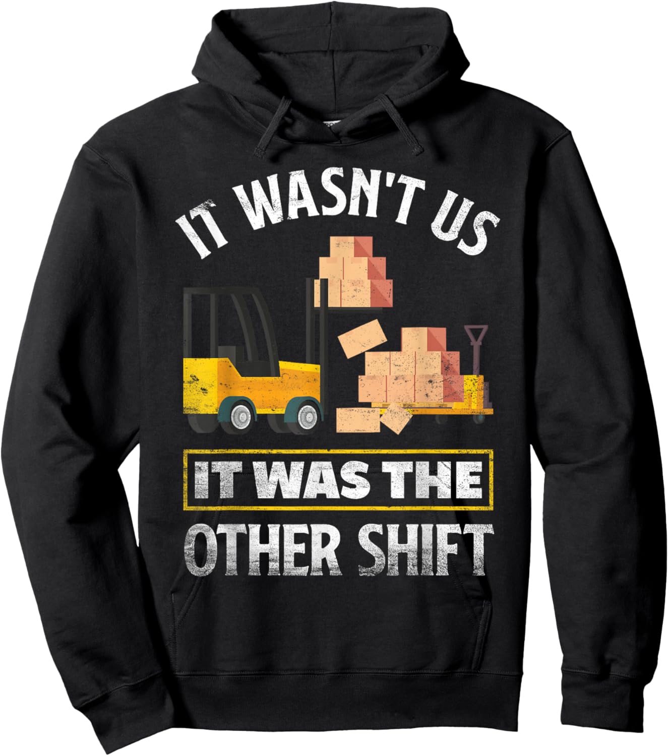Night Shift Worker Overnight Shift Funny Shift Worker Hoodie - Hoodie | Black